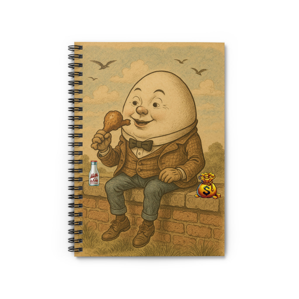 Spiral Notebook - Ruled Line Humpty Dumpty