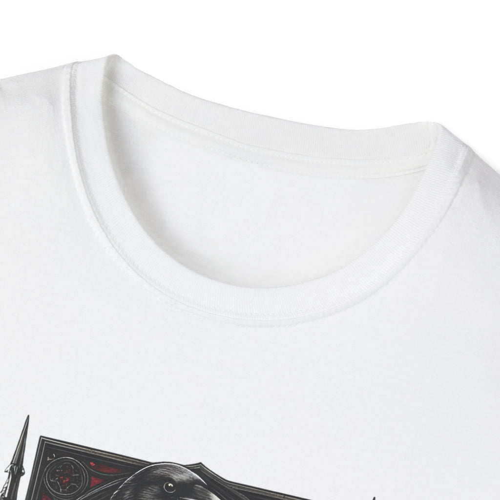 Dark Desire Gothic Skull & Raven T-Shirt Gothic Graphic Tee   Trendy T-Shirt