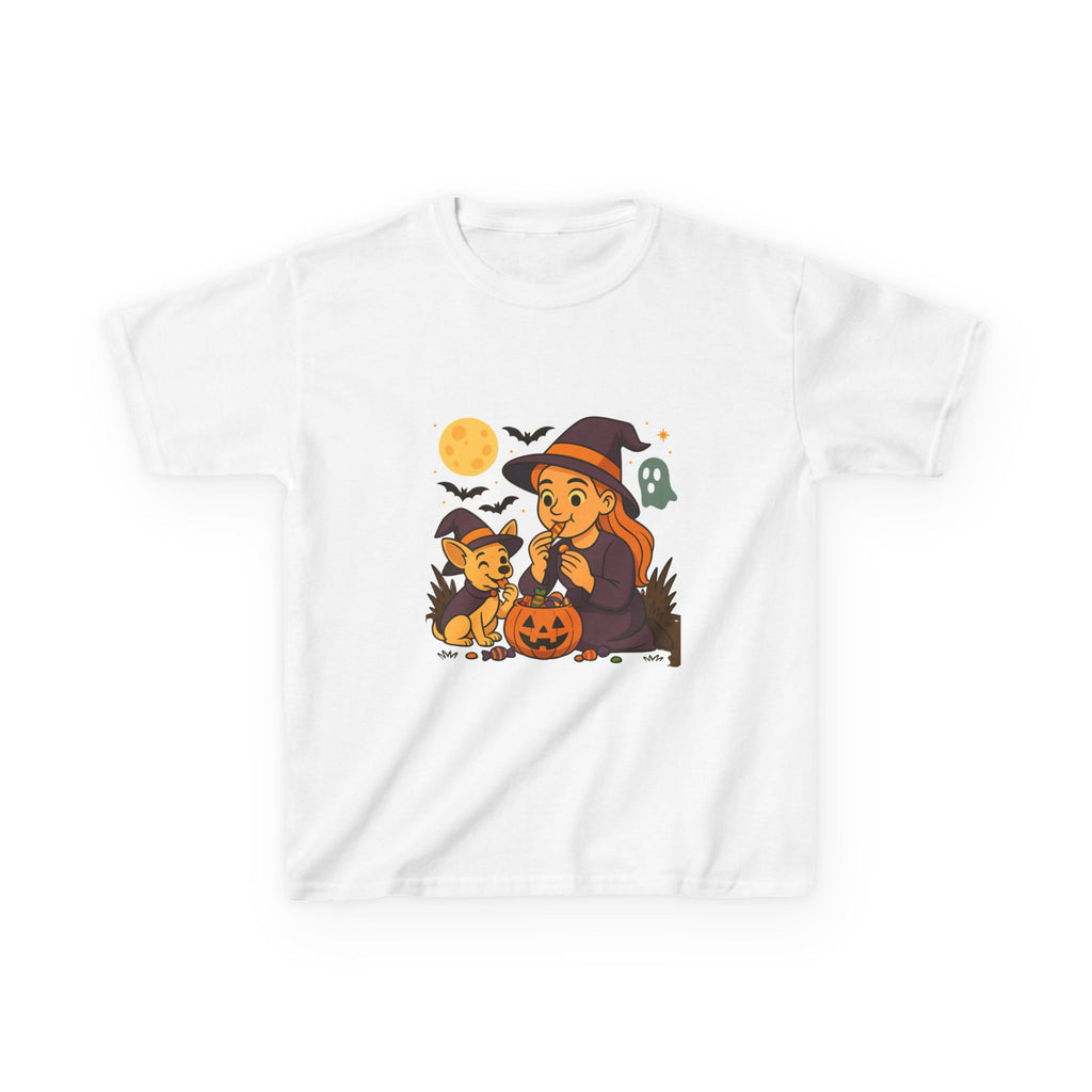 Halloween Kids Tee, Cute Costume T-Shirt, Trick or Treat Shirt, Halloween Outfit, Kids Halloween Apparel, Festive Cotton Tee