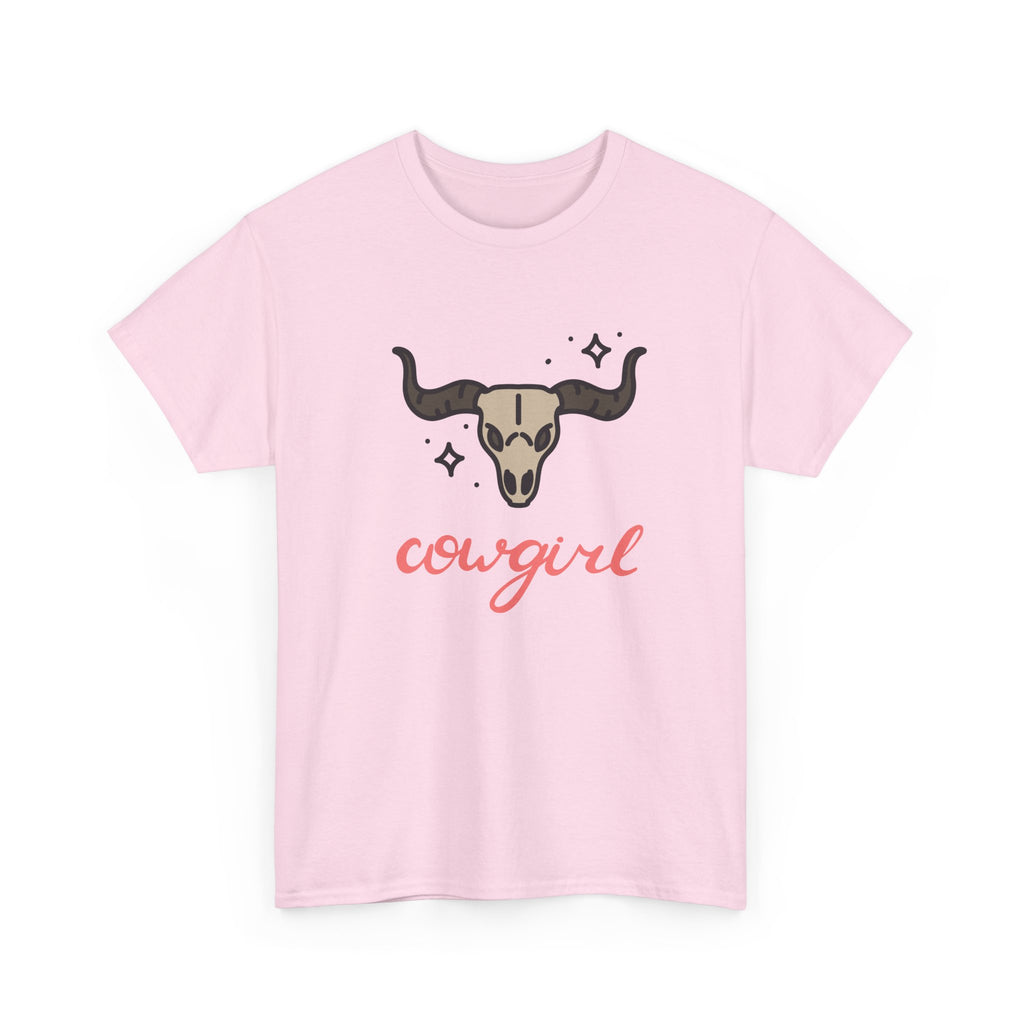Cowgirl Skull Tee Western Cowgirl Graphic T-Shirt   trendy t-shirt