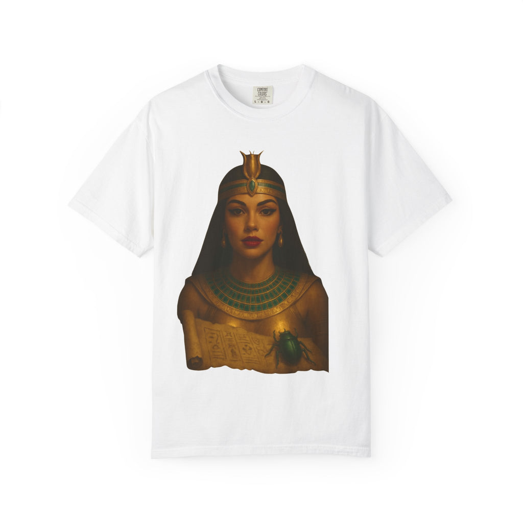 Egyptian Queen Unisex T-Shirt, Vintage Graphic Tee, Bohemian Style Shirt, Gift for History Lovers, Unique Apparel, Casual Wear