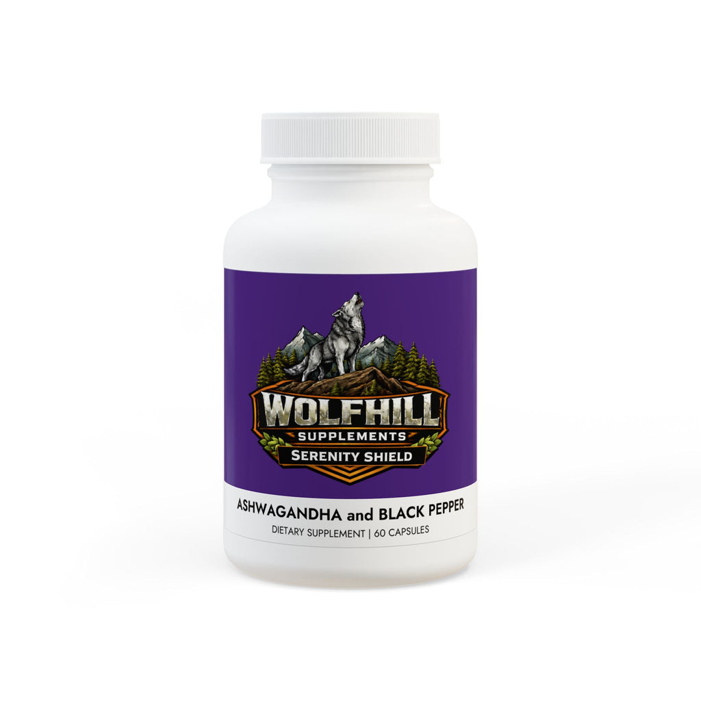 Serenity Shield-Ashwagandha and Black Pepper (60 capsules)