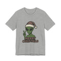 Funny Alien Merry Christmas Unisex Tee