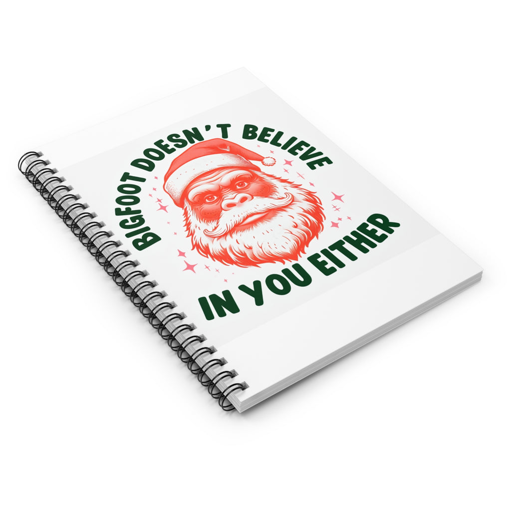 Bigfoot Holiday Humor T-shirt | Unisex Garment-Dyed Tee | Funny Christmas, Lovers, Quirky Apparel, Santafor Sasquatch Lovers, Novelty Notebook, [...]