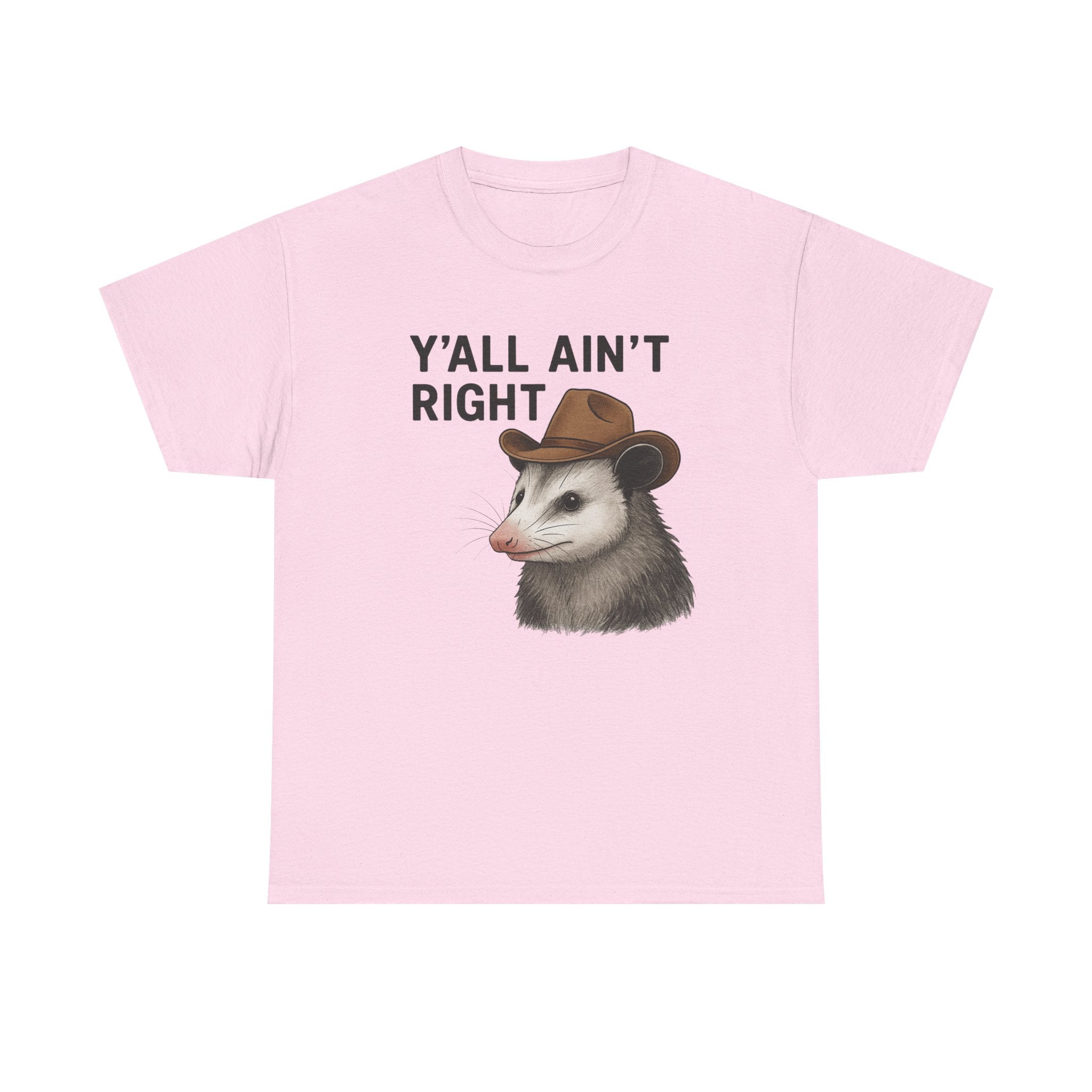 Y'all Ain't Right Possum Tee — Funny Southern Animal T-Shirt