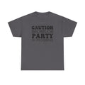 Bachelor Party T‑Shirt – "Caution: Bachelor Party in Progress" Funny Bachelorette/Bachelor Crew Tee