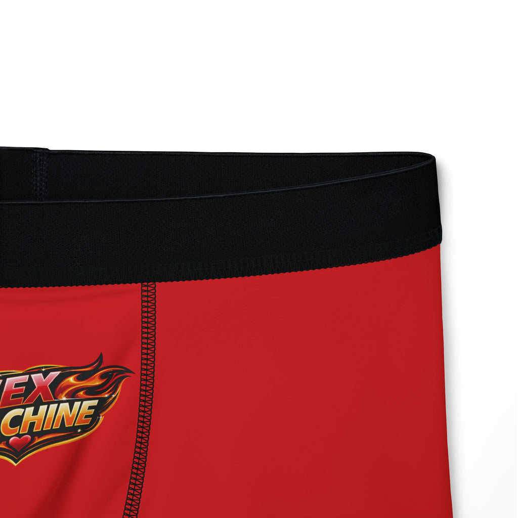 Sex Machine Red Boxer Briefs — Novelty Men’s Underwear
