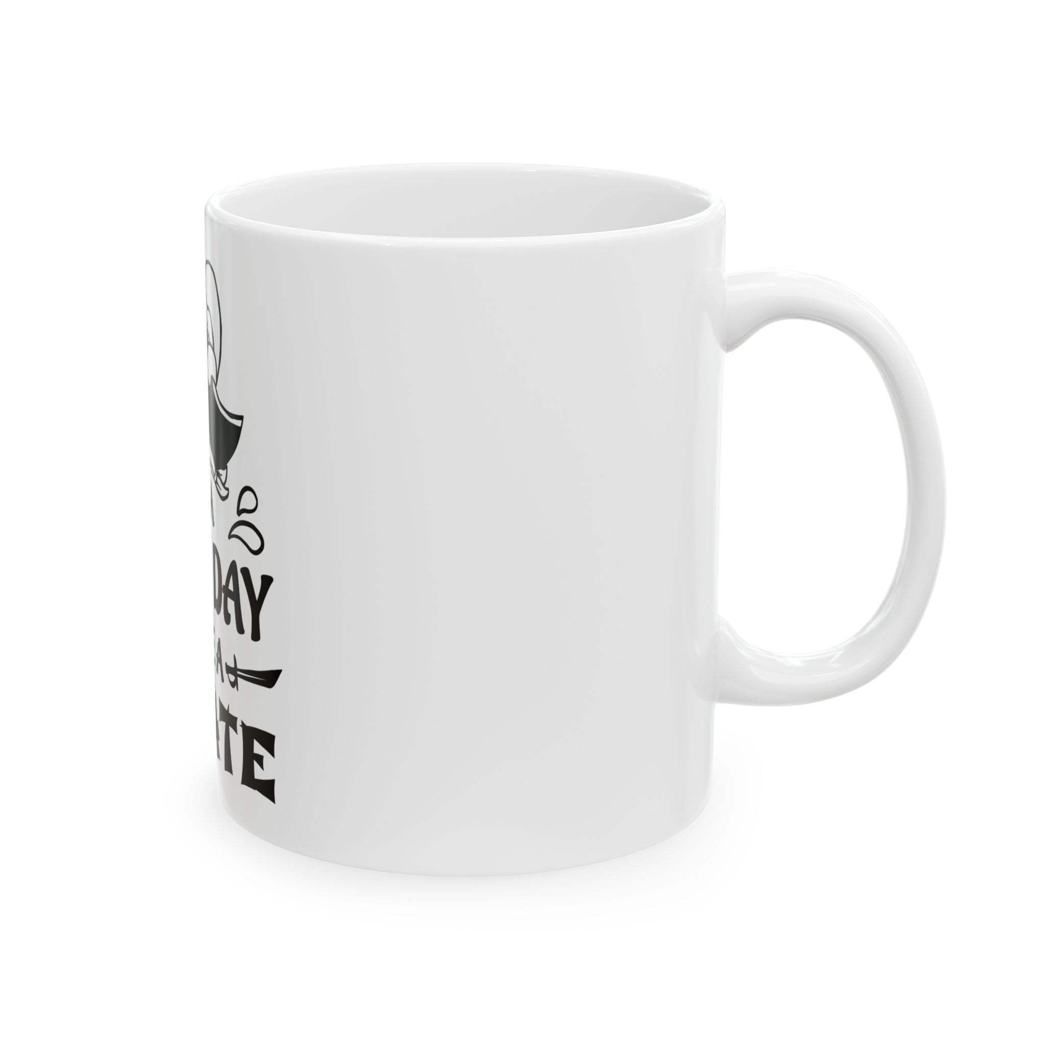 It's a Great Day to Be a Pirate Ceramic Mug — Pirate Hat Coffee Cup (11oz/15oz)