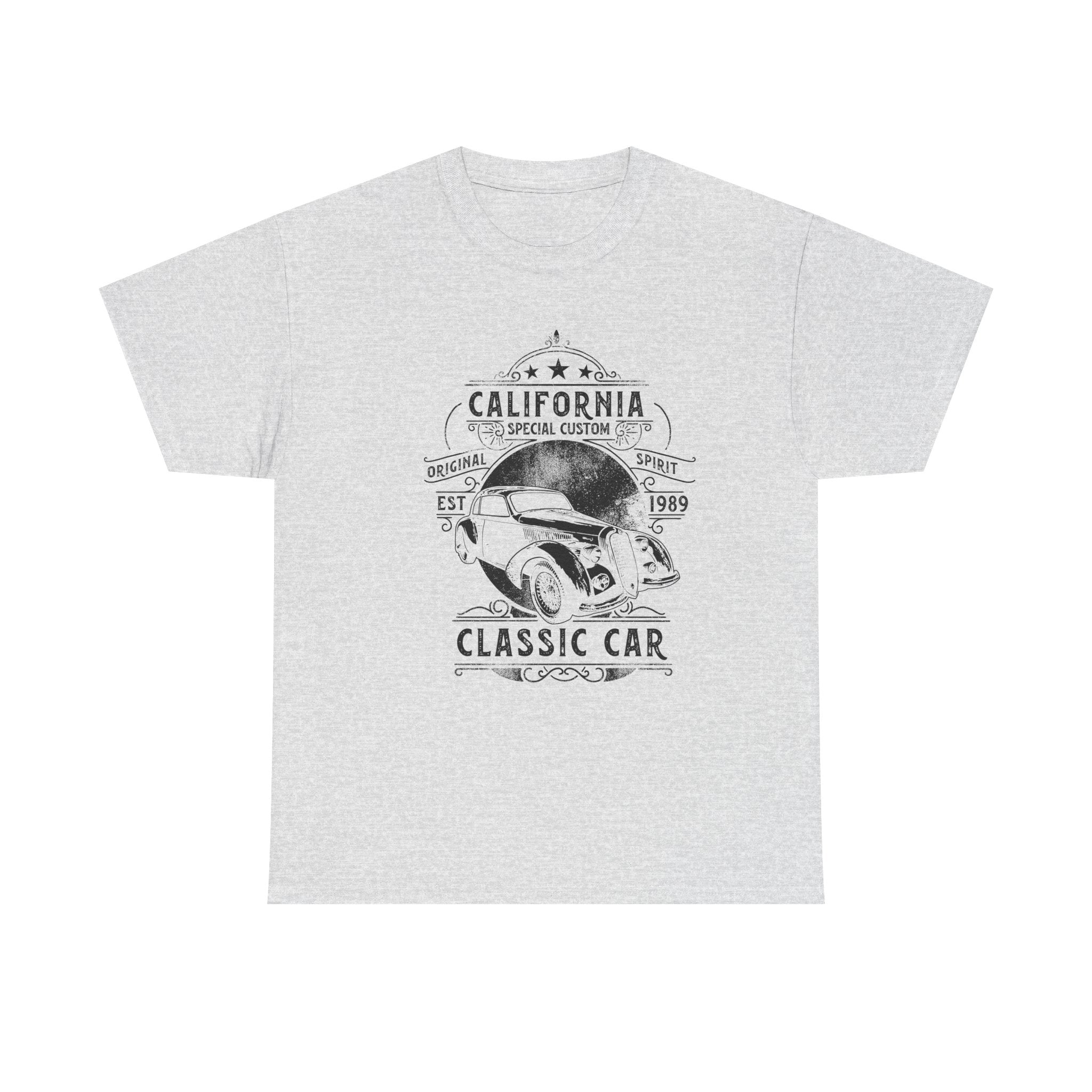 Classic Car T-Shirt — "California Classic Car" Vintage Auto Graphic Tee