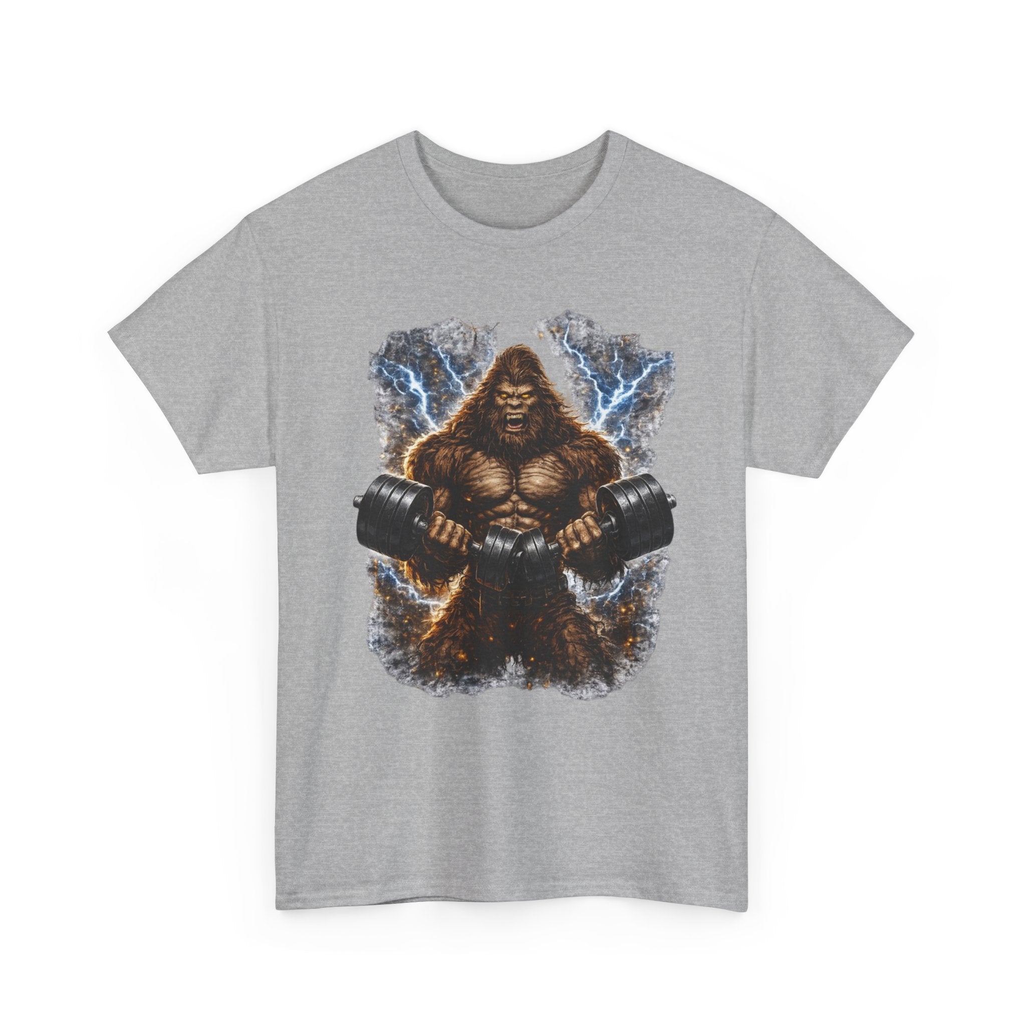 Big Foot Strength Gym Tee — Heavyweight Lifter Workout Shirt