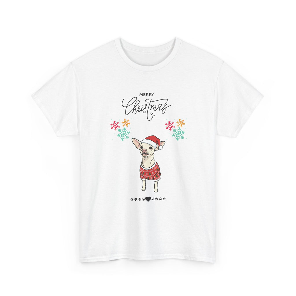 Christmas Dog Lovers Tee Chihuahua