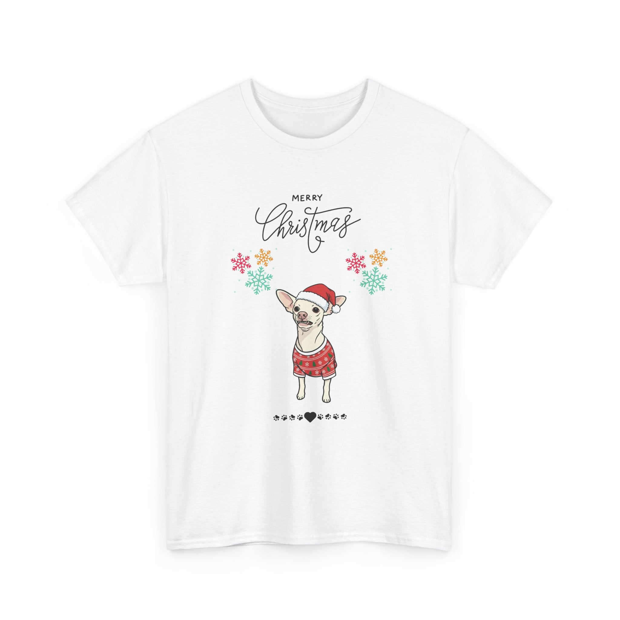 Christmas Dog Lovers Tee Chihuahua