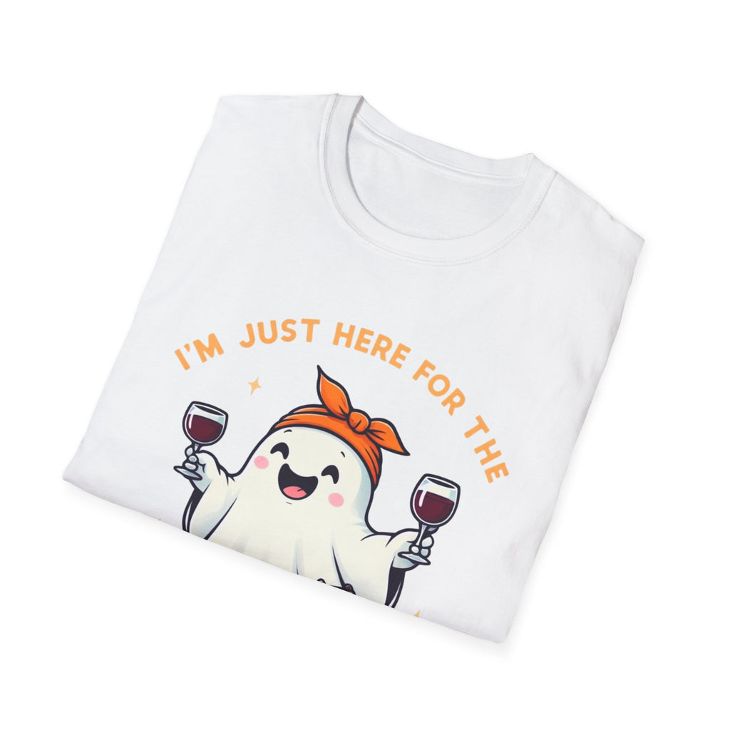 Funny Ghost Unisex T-Shirt - I'm Just Here for the Boos