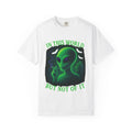 Quirky Alien Graphic T-Shirt - Unisex Tee, Casual Wear, Gifts for Sci-Fi Fans, Unique Statement Shirt, Everyday Comfort