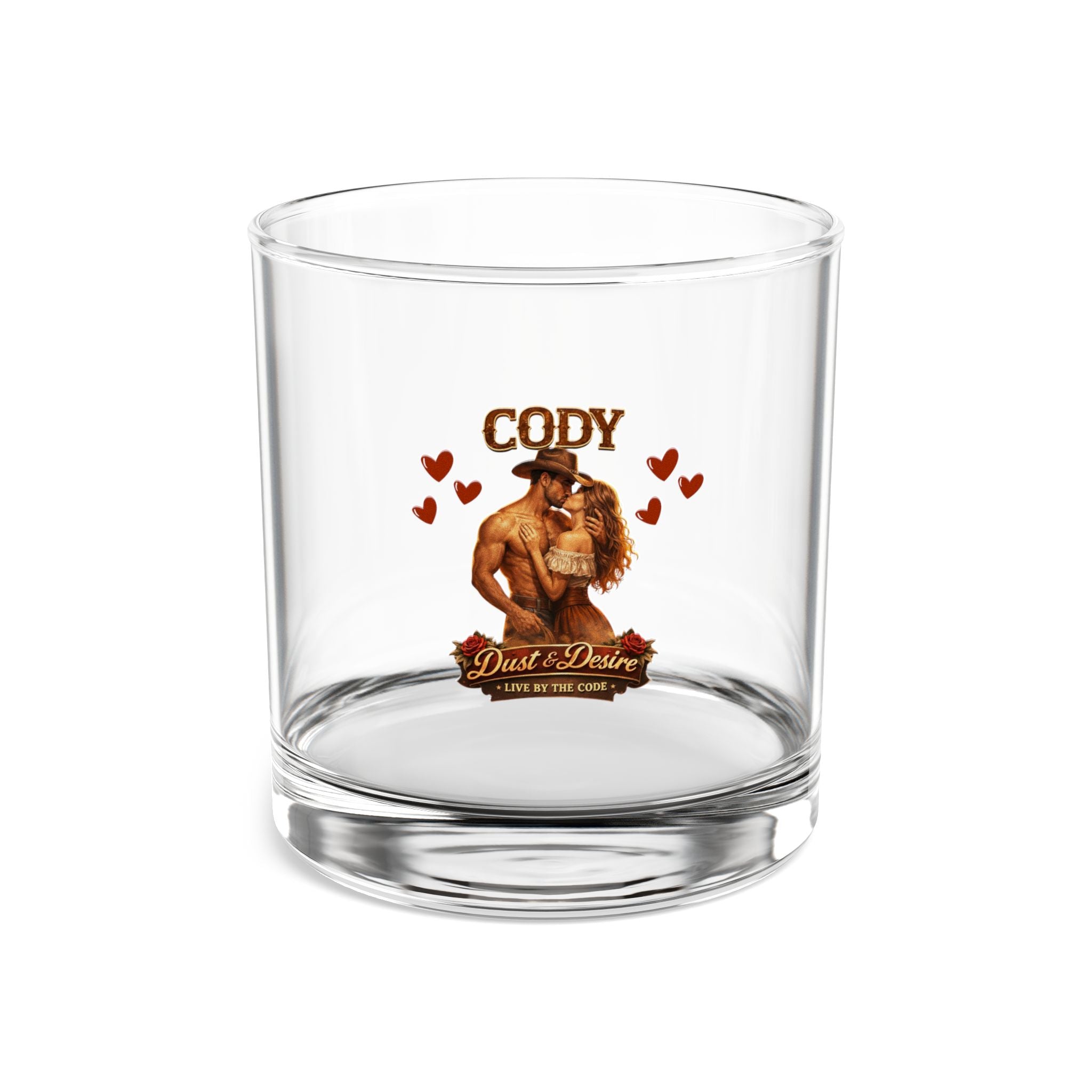 Personalized 10oz Rocks Glass — Cody Vintage  Design