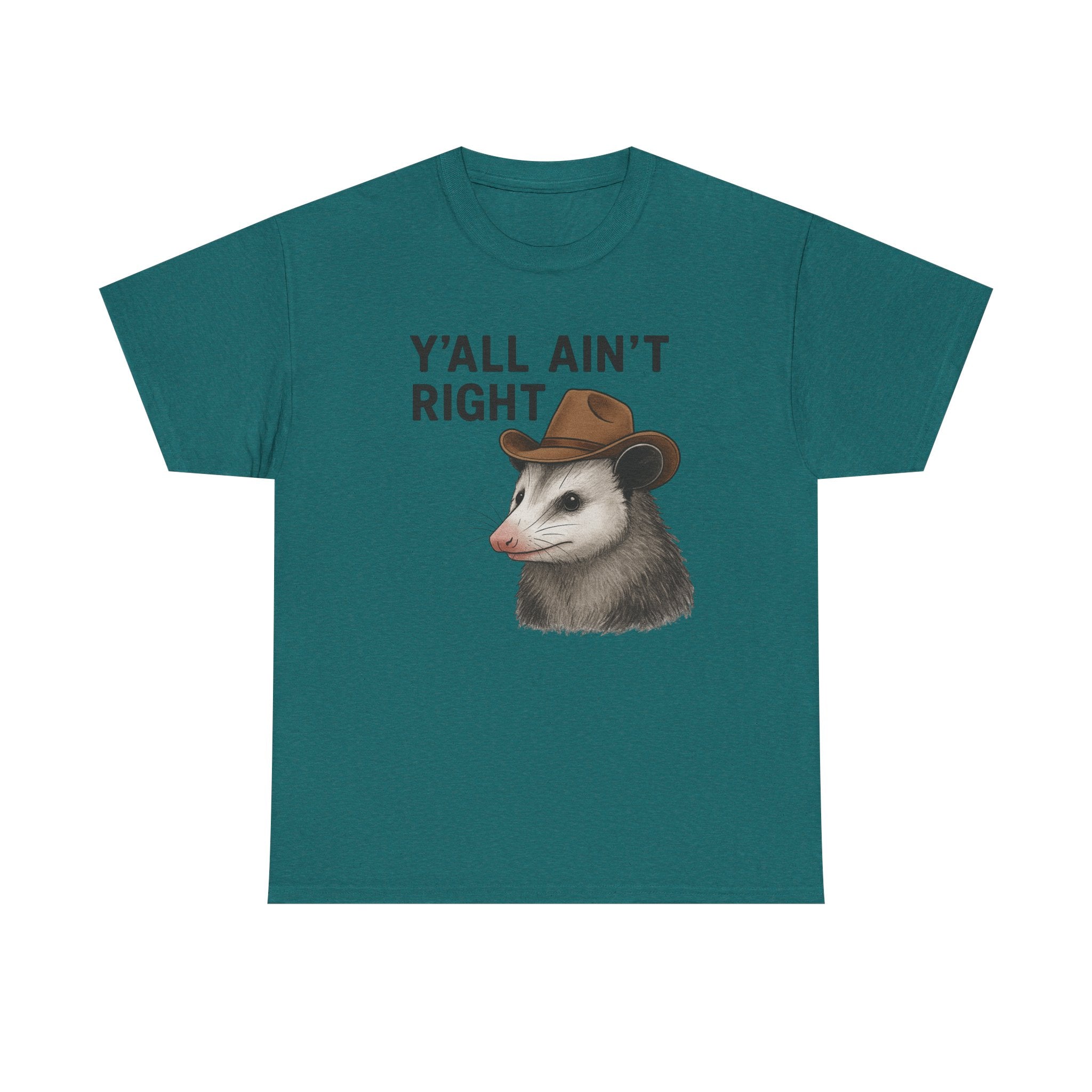 Y'all Ain't Right Possum Tee — Funny Southern Animal T-Shirt