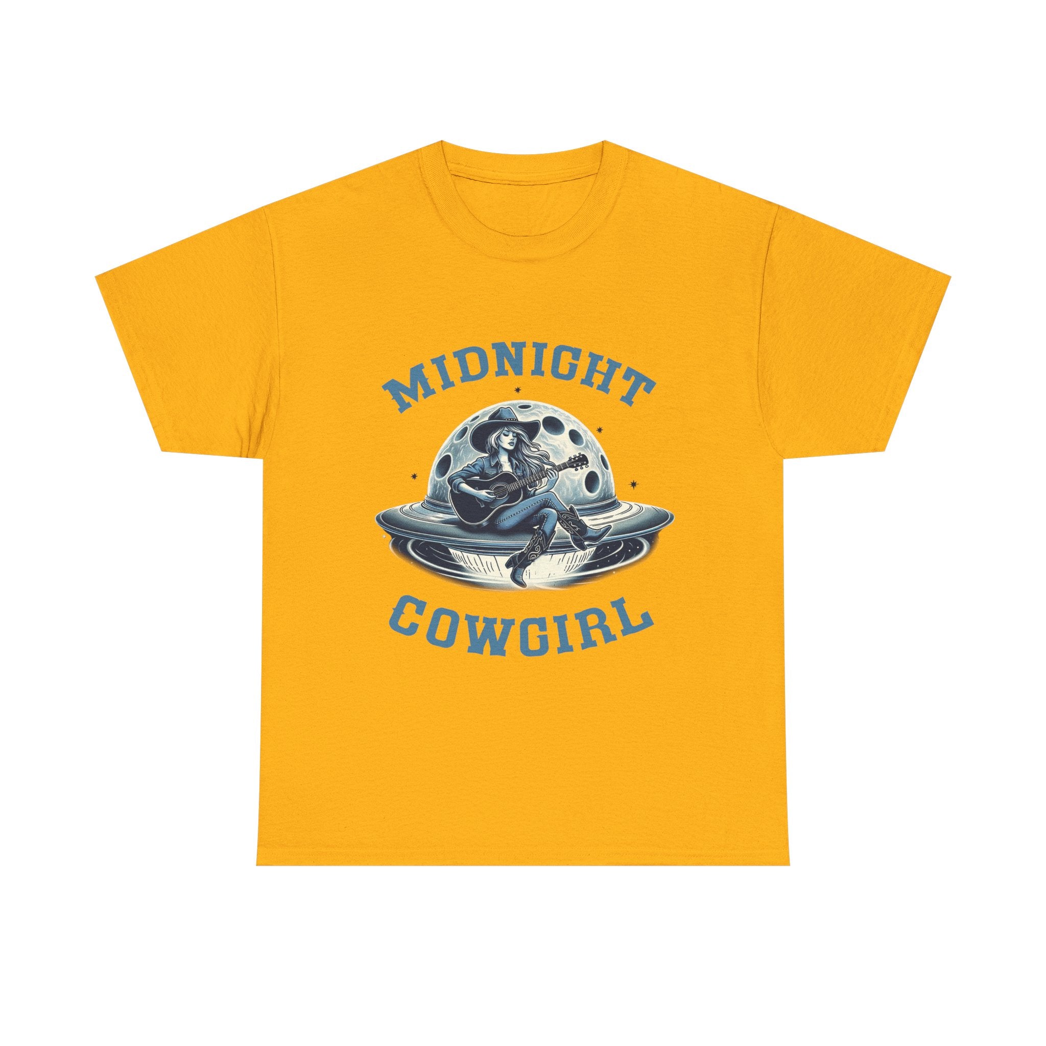 Midnight Cowgirl T-Shirt — Retro Space Cowgirl Graphic Tee
