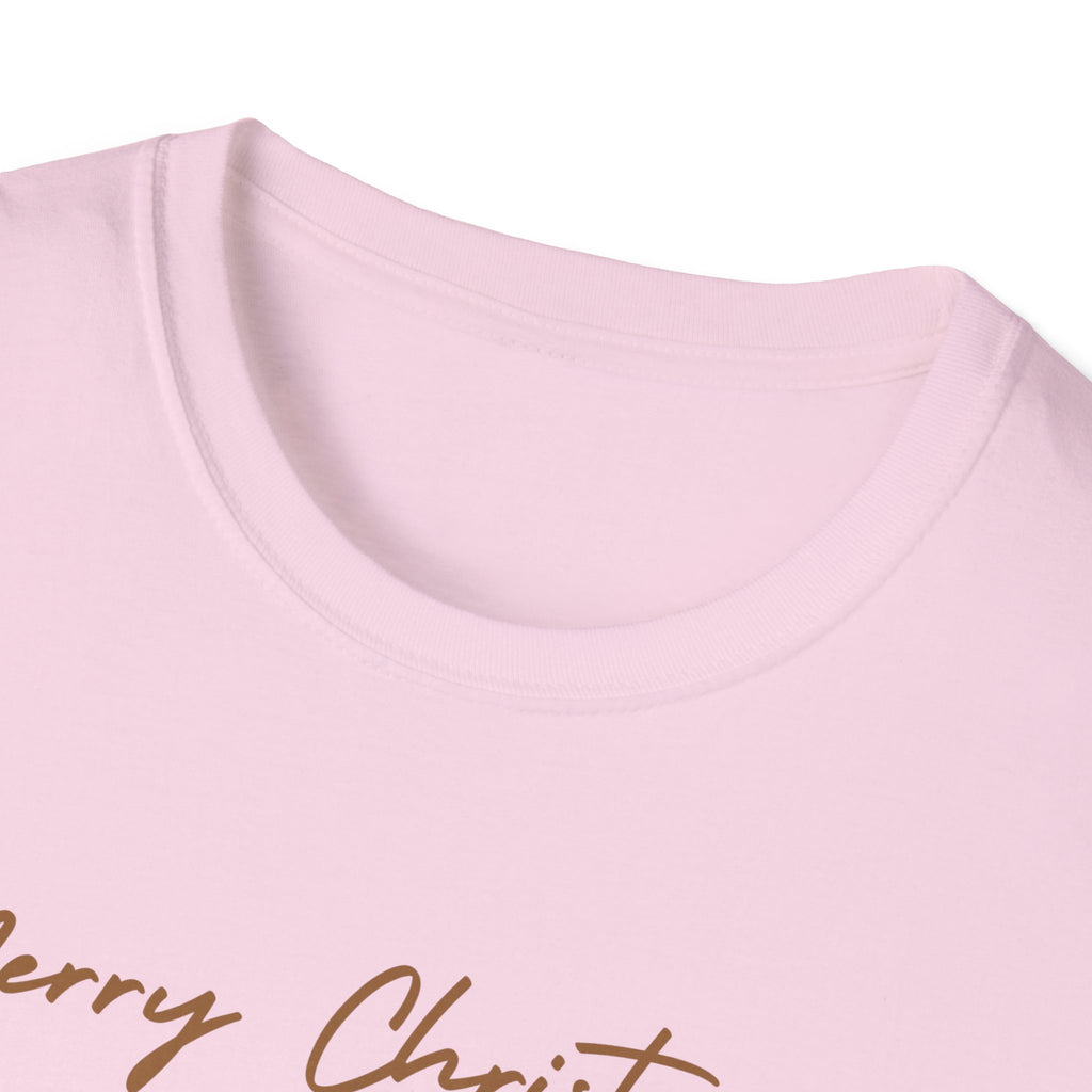 Christmas Cowgirl T-Shirt — "Merry Christmas" Pinup Holiday Tee