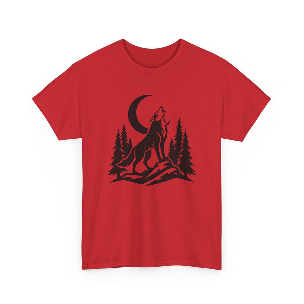 Wolf Howl Tee — Moonlit Wilderness Graphic T-Shirt