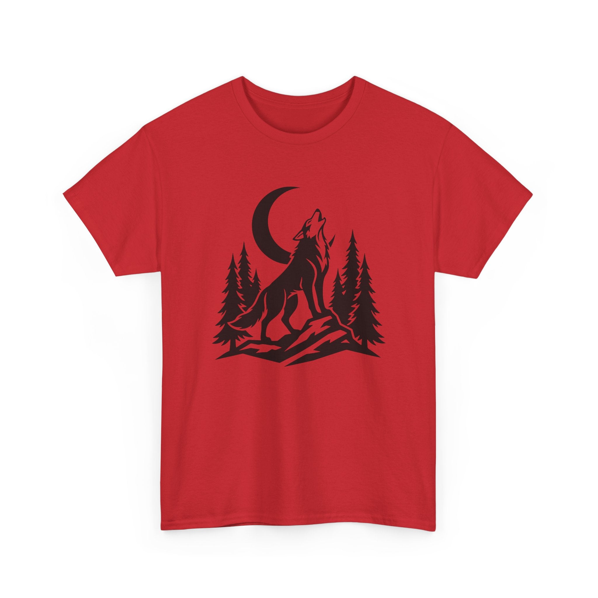 Wolf Howl Tee — Moonlit Wilderness Graphic T-Shirt