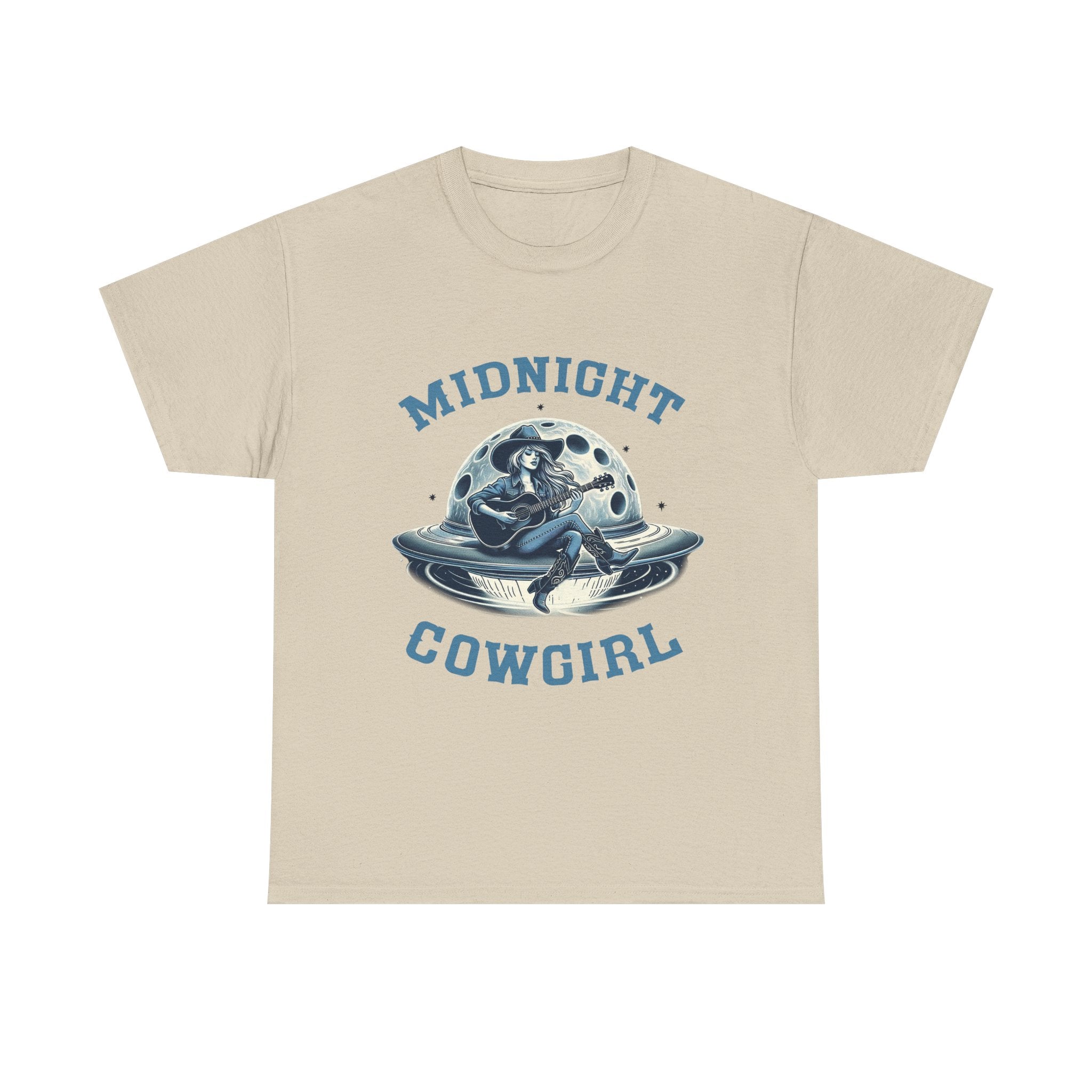 Midnight Cowgirl T-Shirt — Retro Space Cowgirl Graphic Tee