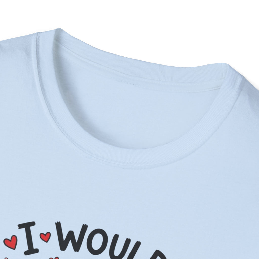 T‑Shirt - 'I Would Die for You' Cute Opossum Valentine Heart Graphic Tee