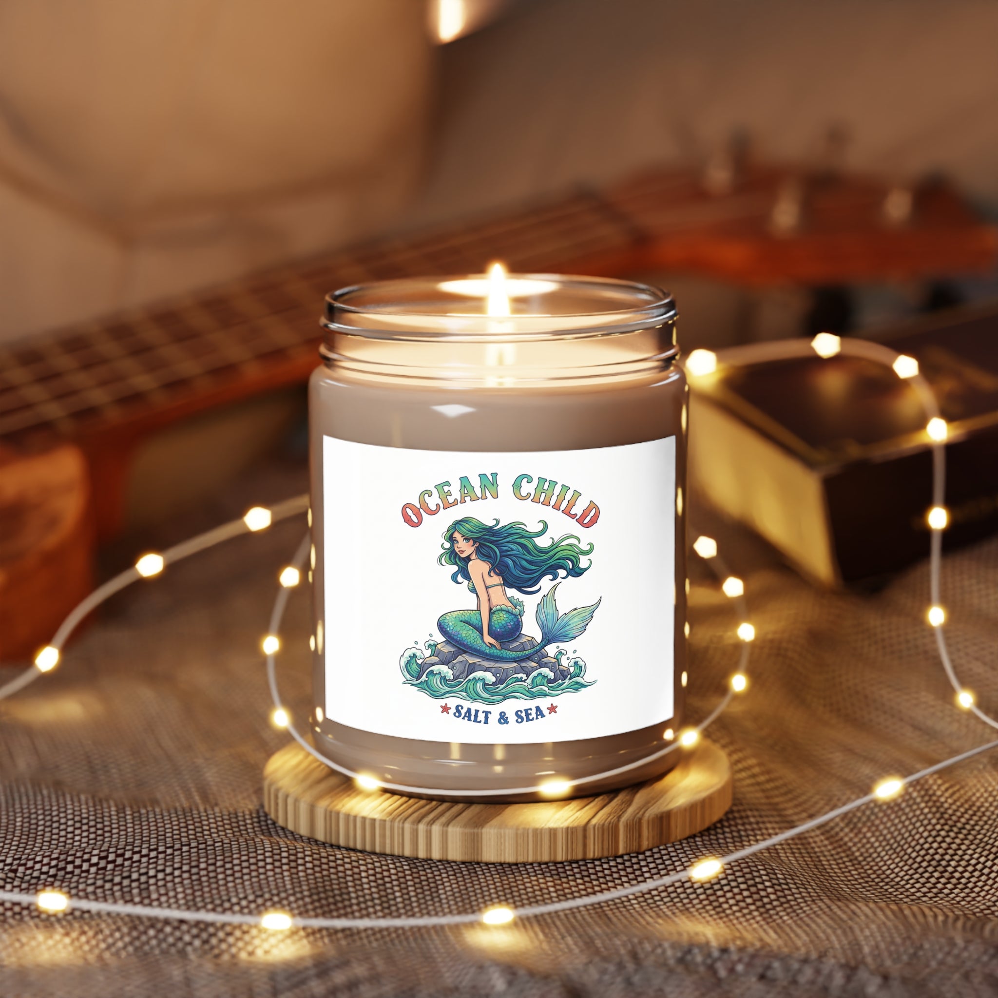 Ocean Child Scented Soy Candle — Salt & Sea 9oz