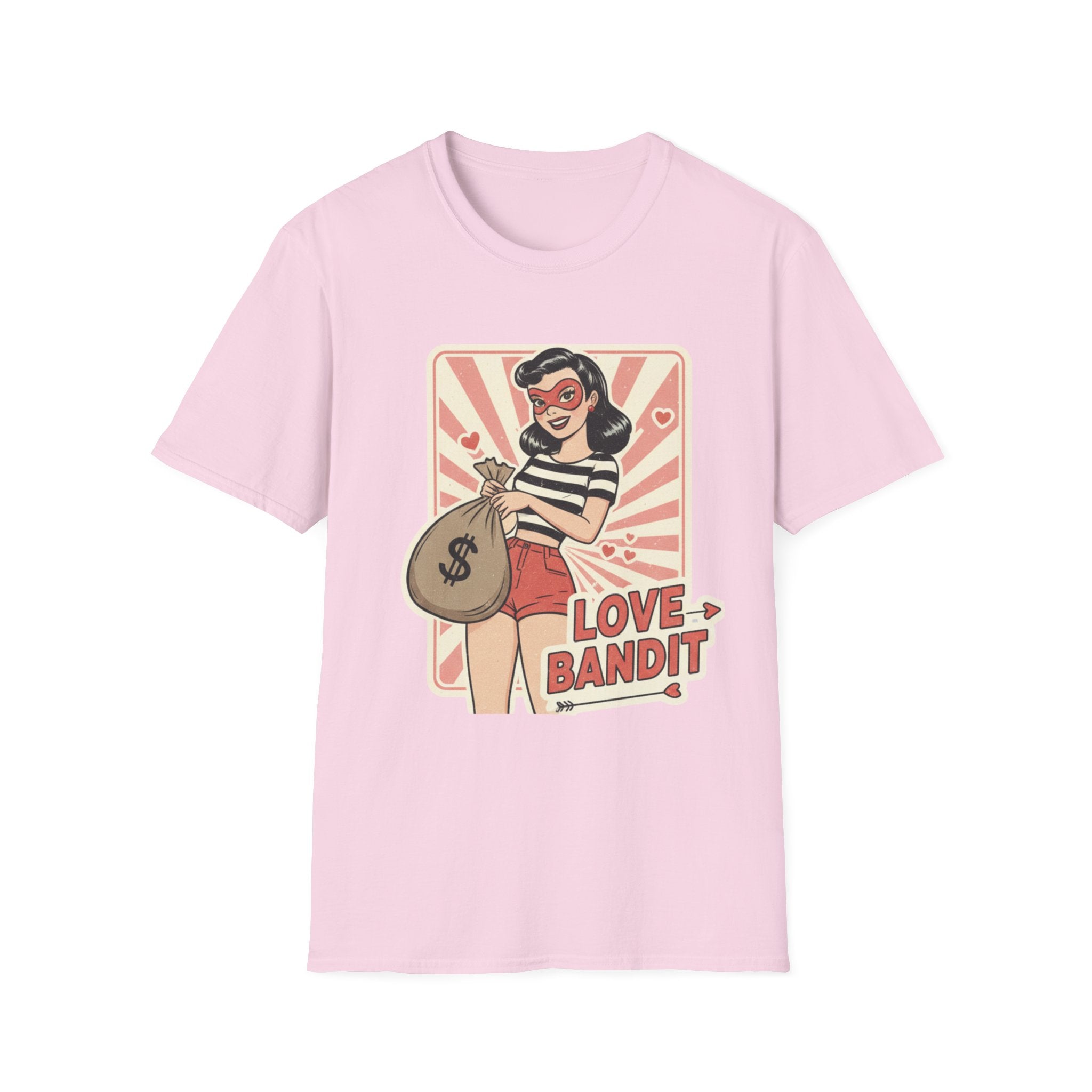 Love Bandit Retro Pinup T-Shirt — Vintage Graphic Tee