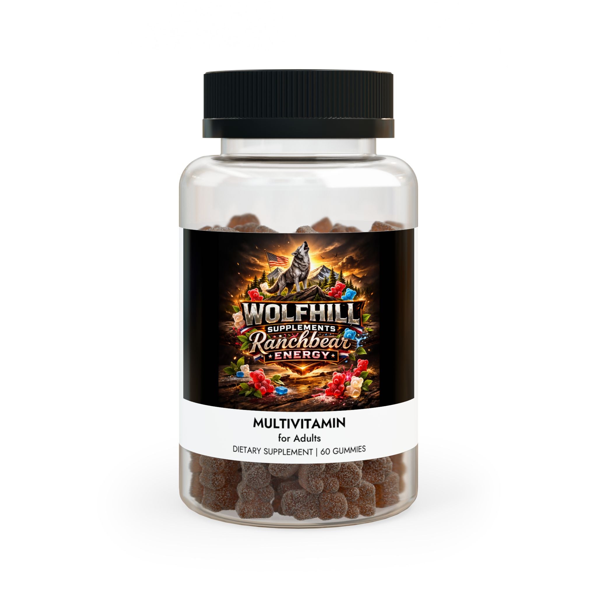 Ranchbear Energy-Multivitamin Gummies for Adults (60 Gummies)