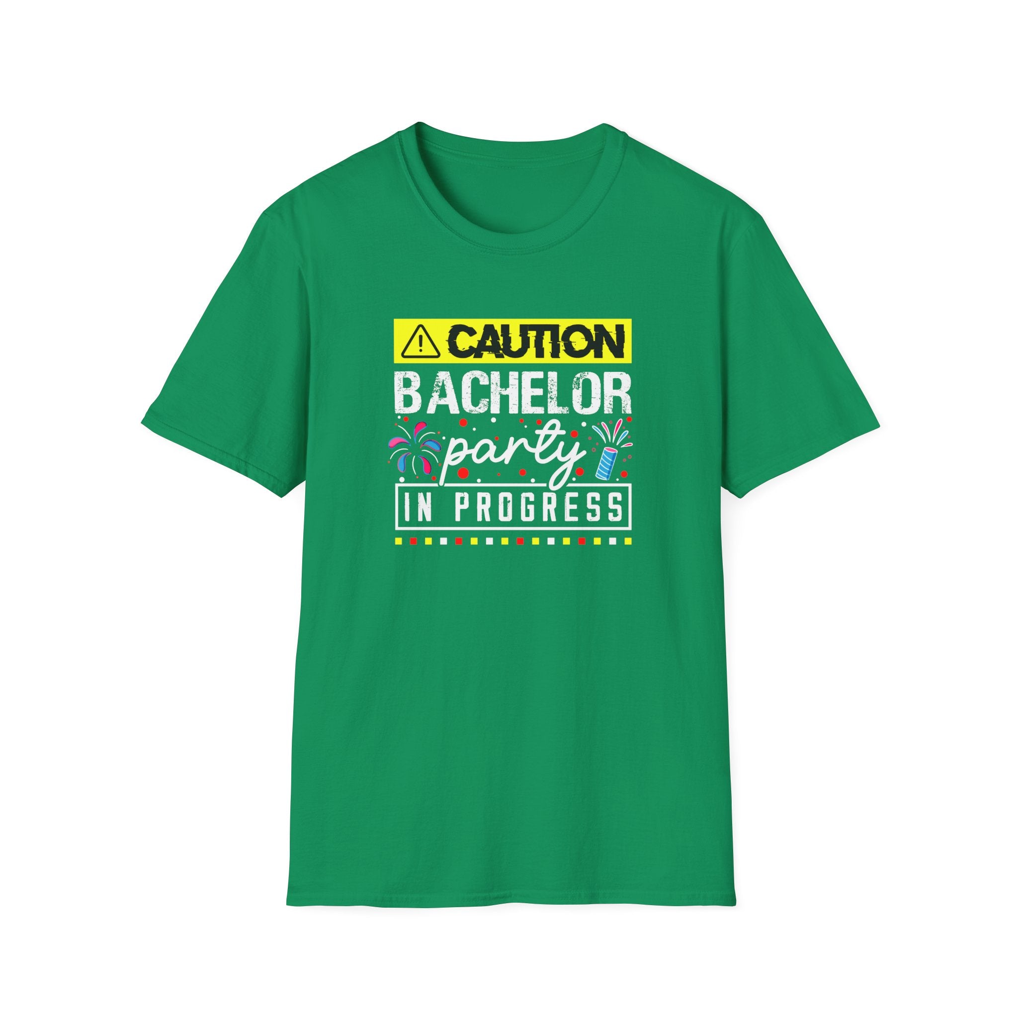 Bachelor Party Caution In Progress T-Shirt