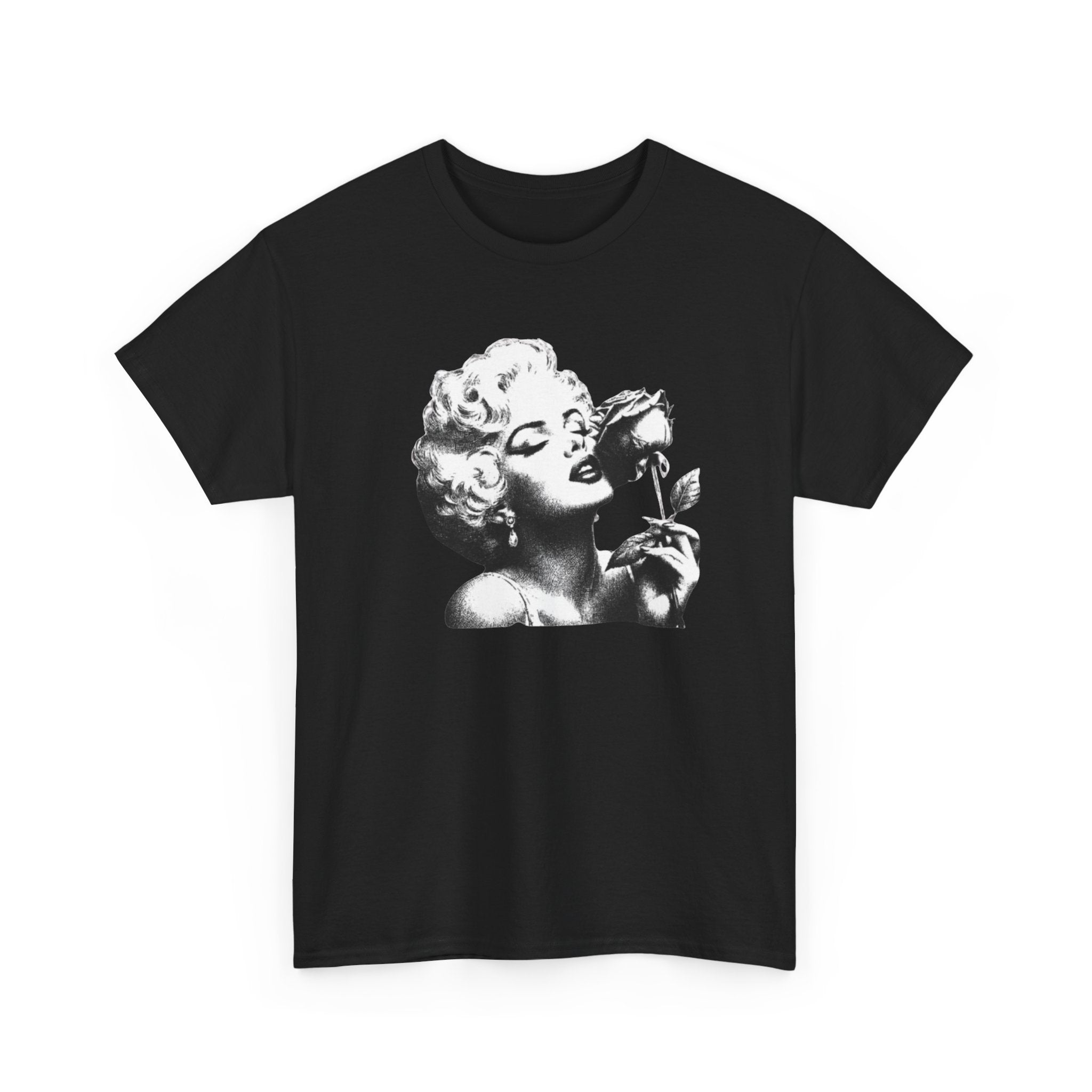 Untamed Beauty Series — Retro Rose— Vintage Glamour Graphic T-Shirt