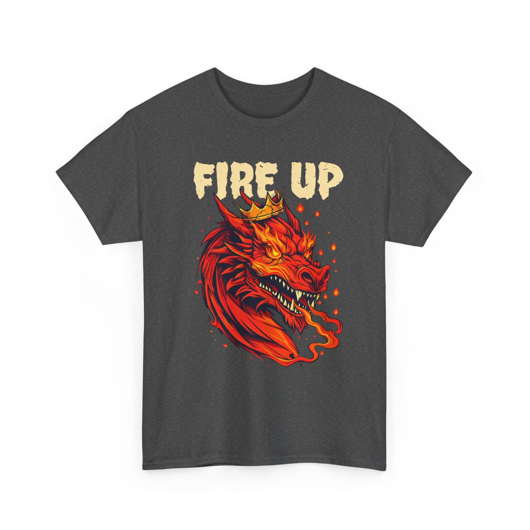 Fire Up Dragon T-Shirt — Fantasy Dragon Tee