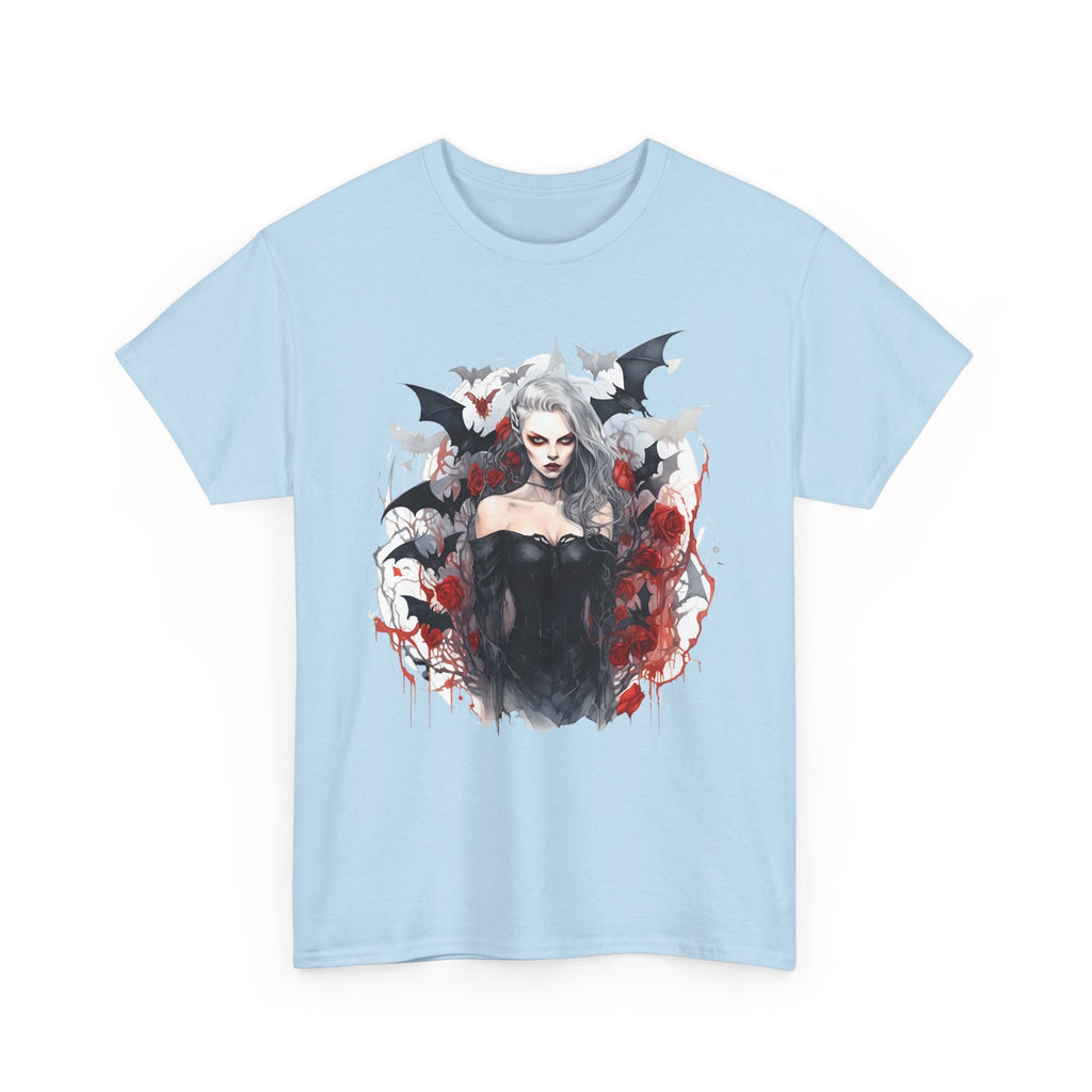 Vampire Queen Gothic T-Shirt — Dark Bat Vampire Tee
