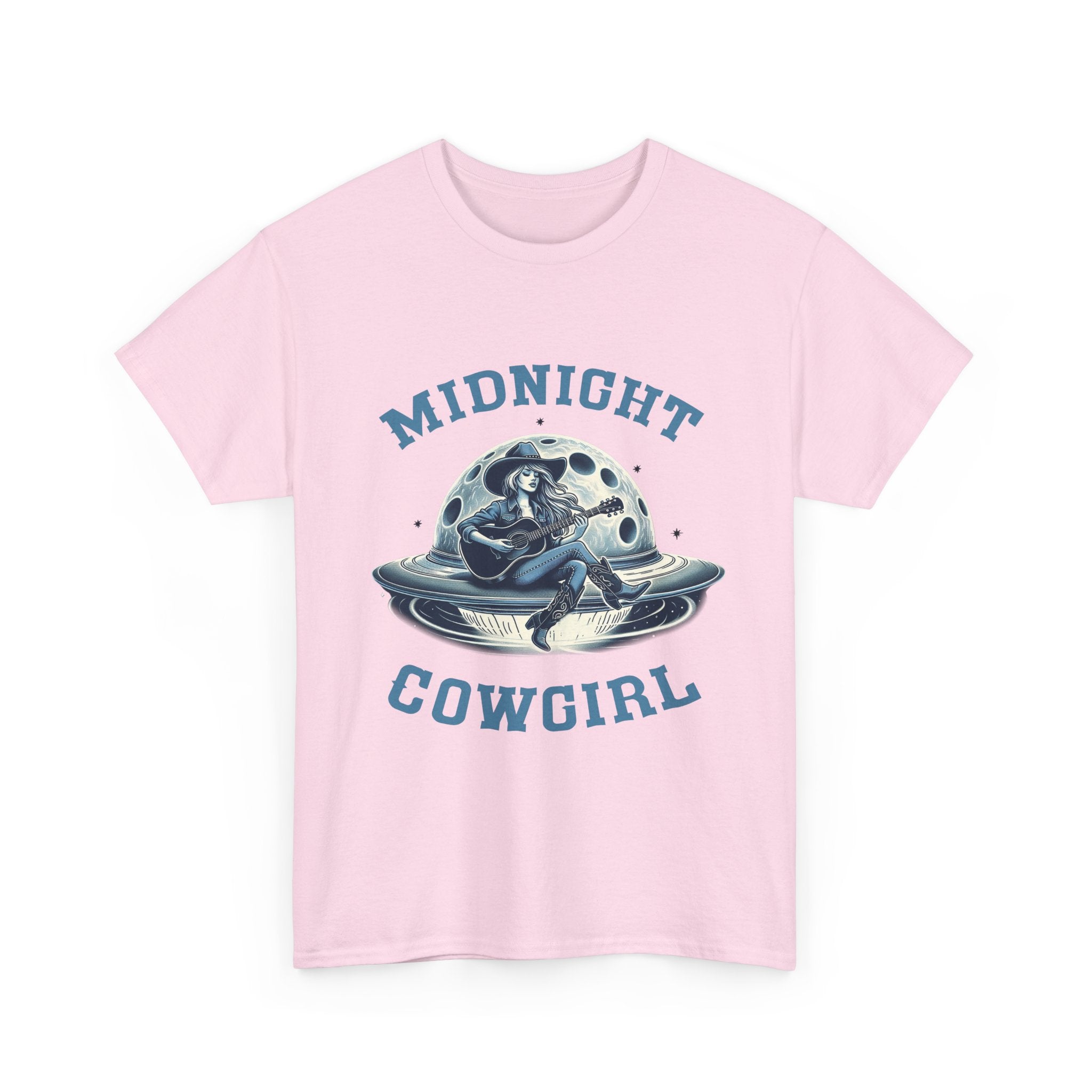 Midnight Cowgirl T-Shirt — Retro Space Cowgirl Graphic Tee