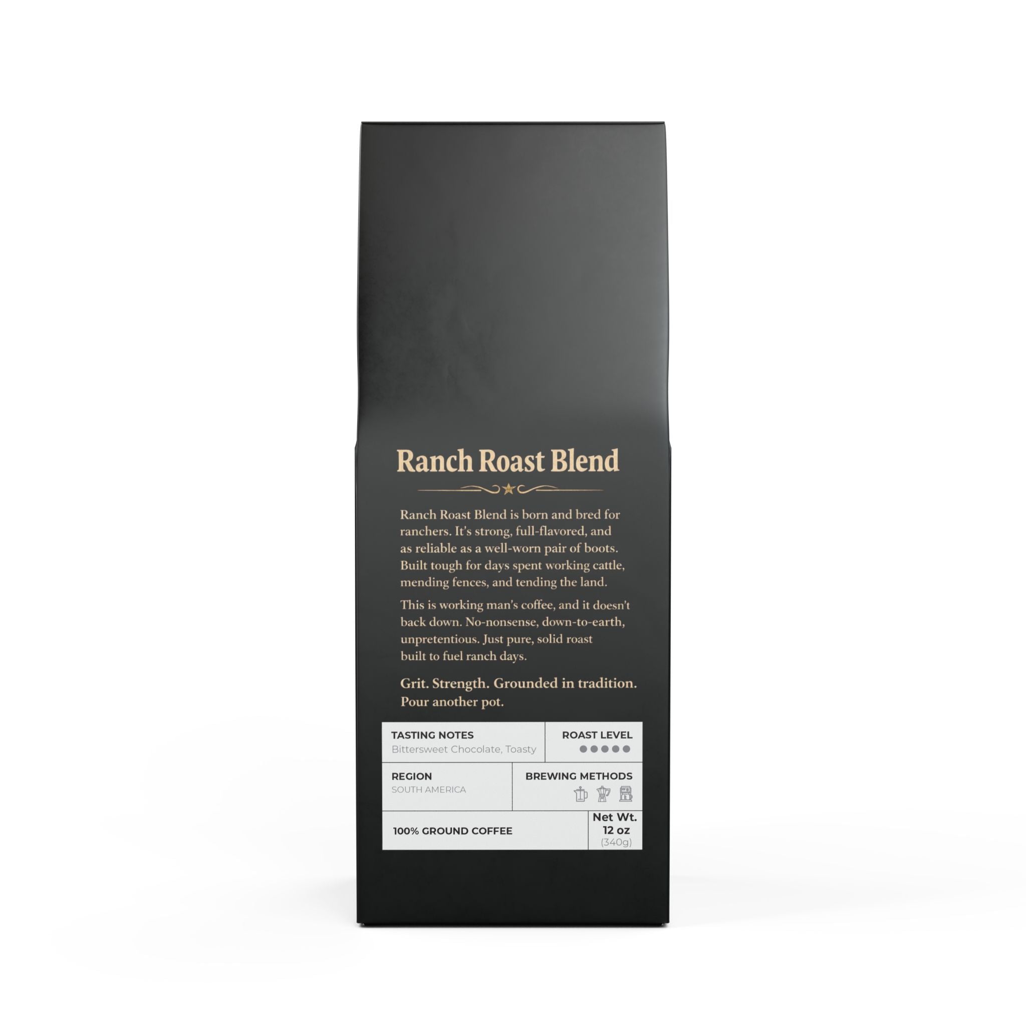 Wolf Hill Ranch Coffee- Ranch Roast Blend (Dark French Roast)