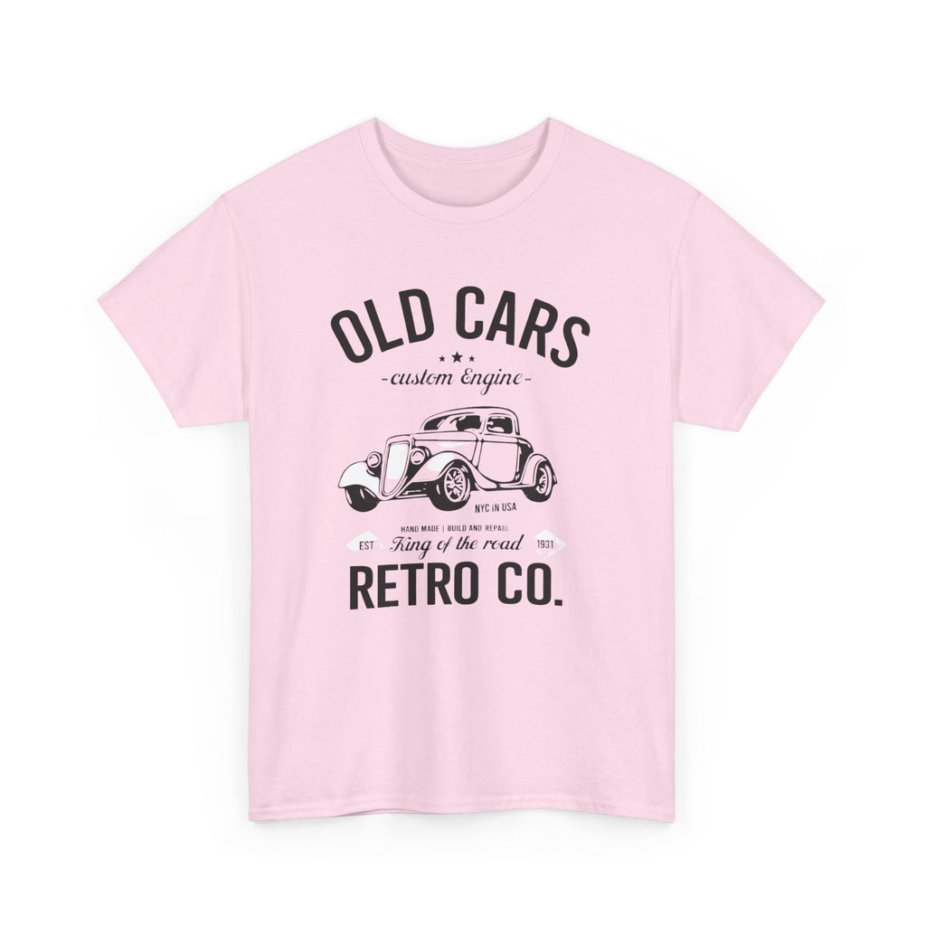 Retro 'Old Cars' T-Shirt – Vintage Classic Car Tee (Retro Co.)