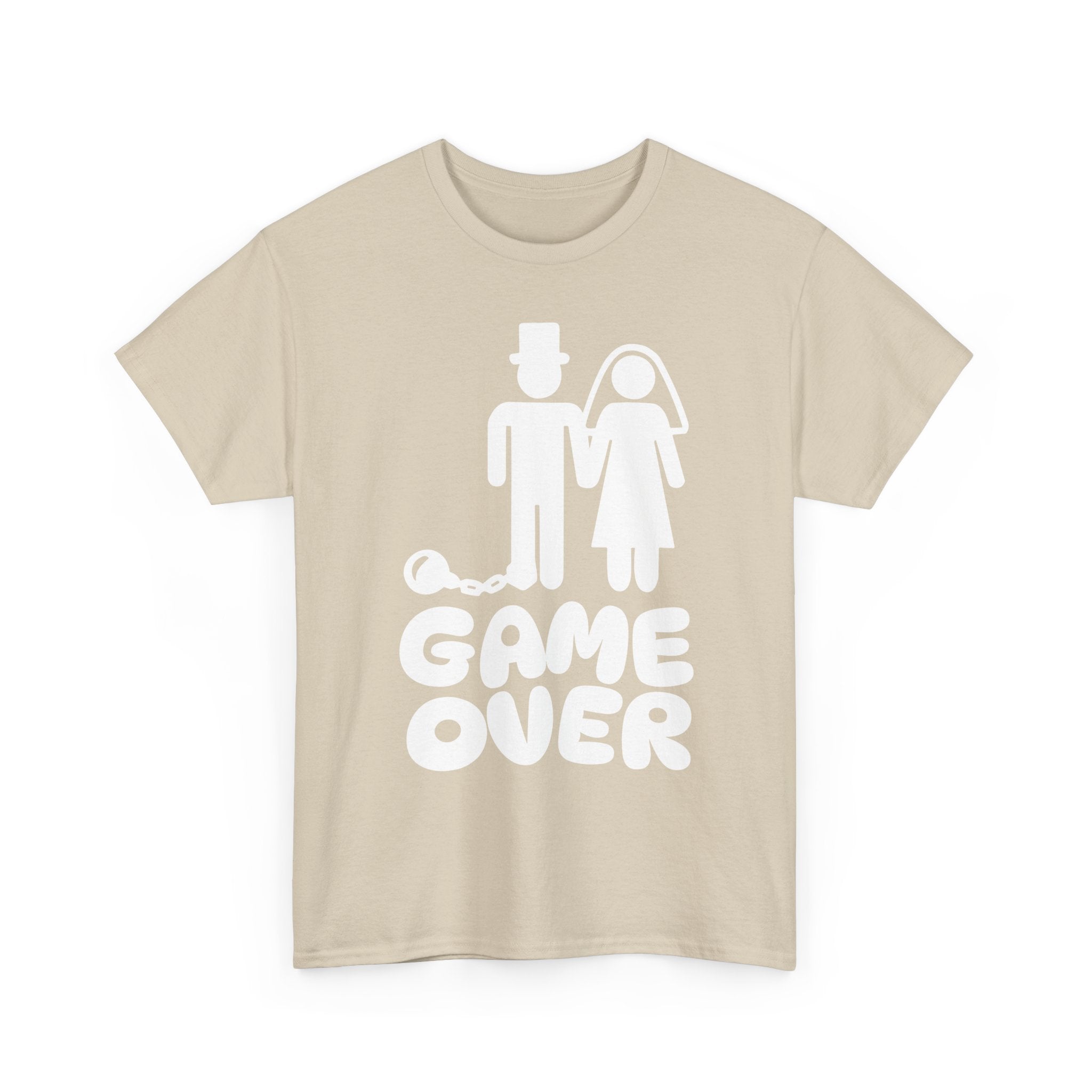 Game Over Bride & Groom T-Shirt — Funny Wedding Bachelorette Tee