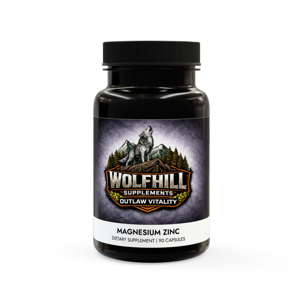 Outlaw Vitality Male Blend Complex Magnesium Zinc Supplement (90 Capsules)
