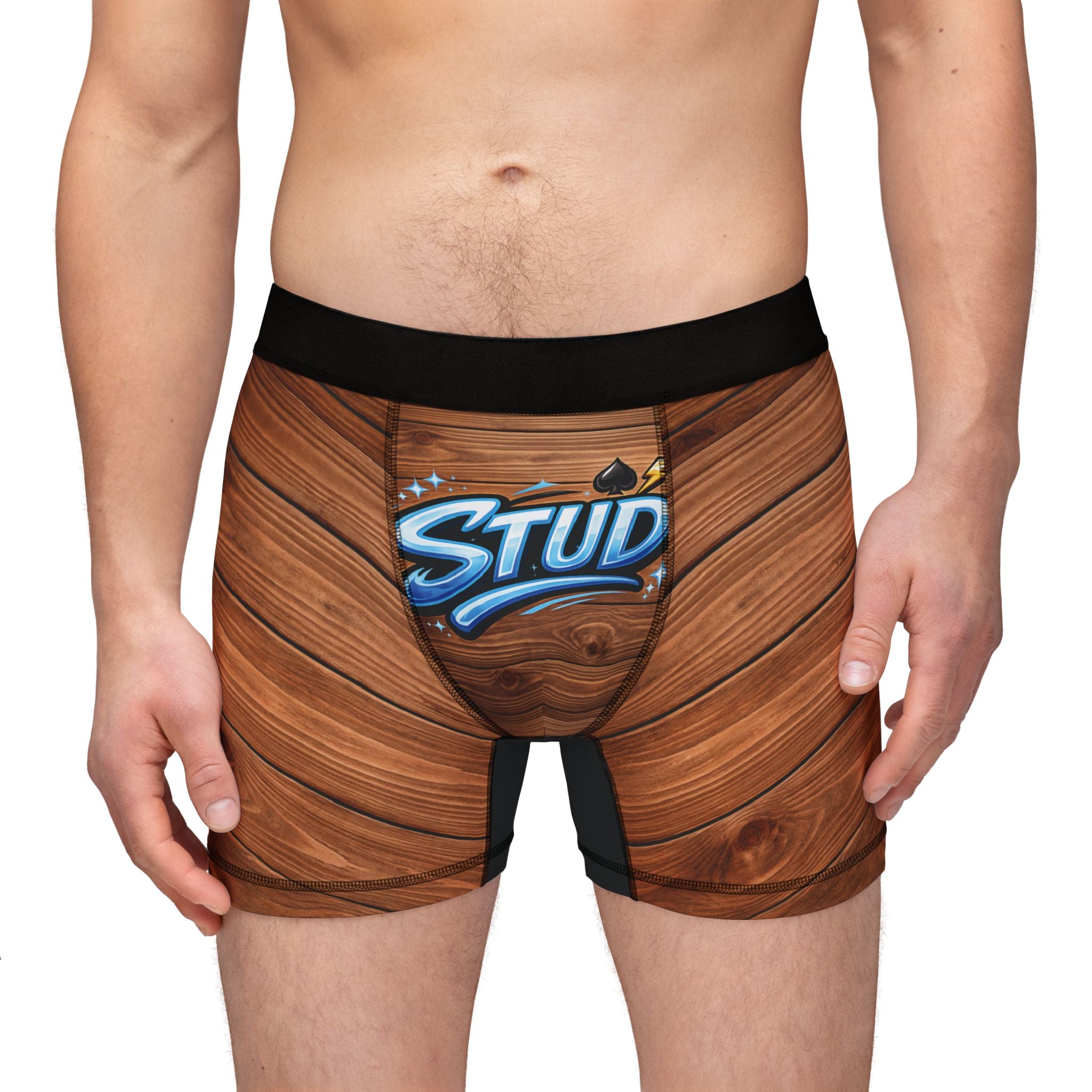 Stud Wood-Plank Men's Boxers