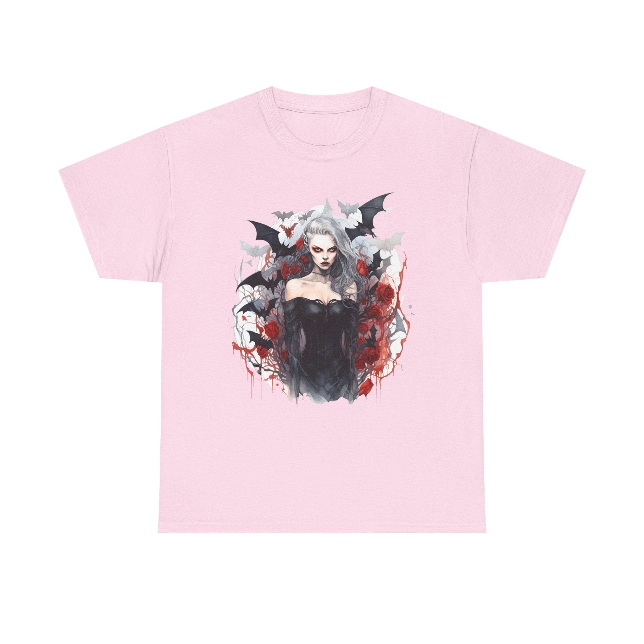 Vampire Queen Gothic T-Shirt — Dark Bat Vampire Tee