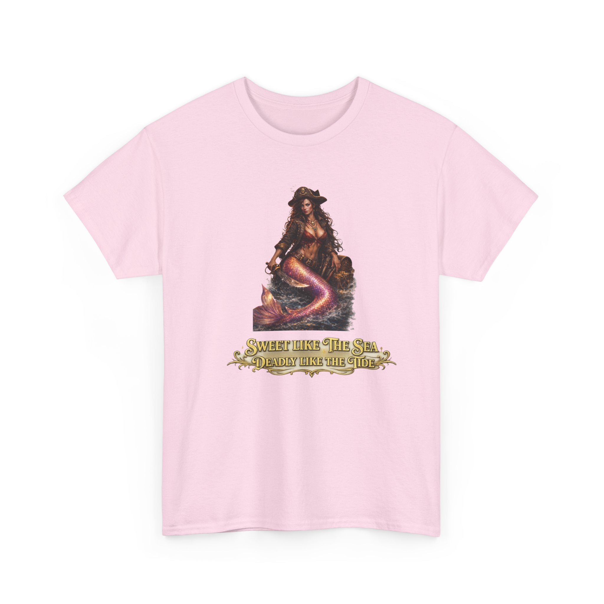 Sweet Like the Sea Mermaid T-Shirt — 'Deadly Like the Tide' Coastal Graphic Tee