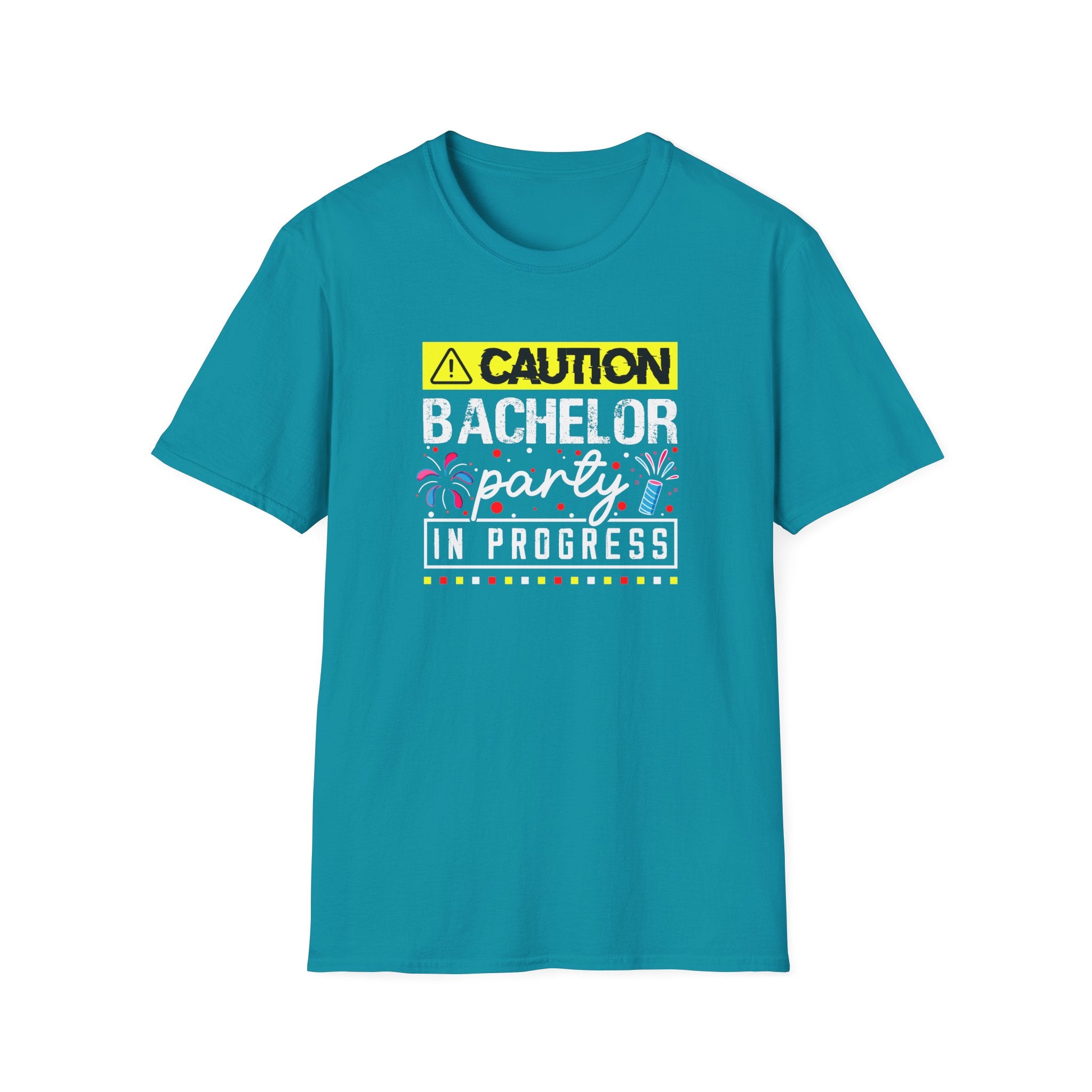 Bachelor Party Caution In Progress T-Shirt