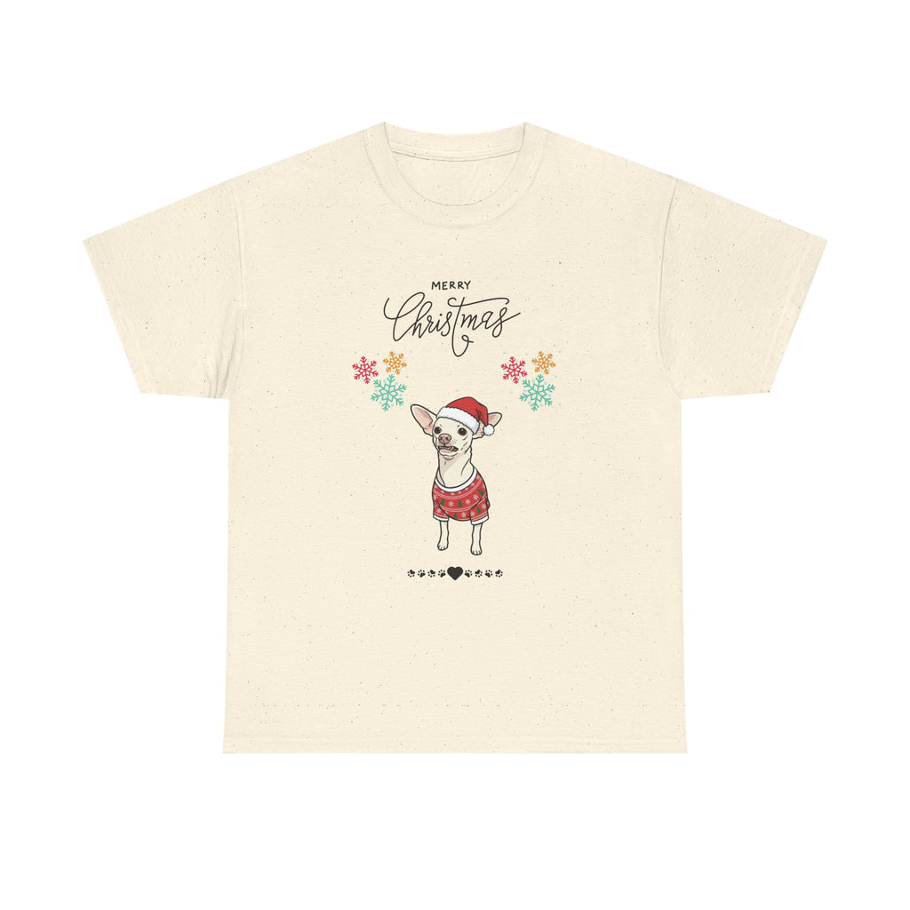 Christmas Dog Lovers Tee Chihuahua