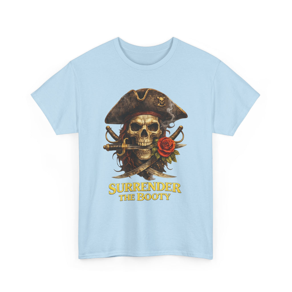 Pirate Skull Tee — "Surrender the Booty" Graphic T‑Shirt