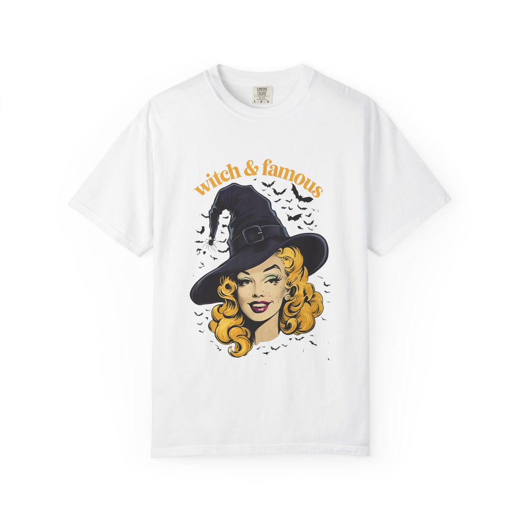 Witch and Famous T-Shirt - Halloween Witchy Style Vintage Tee
