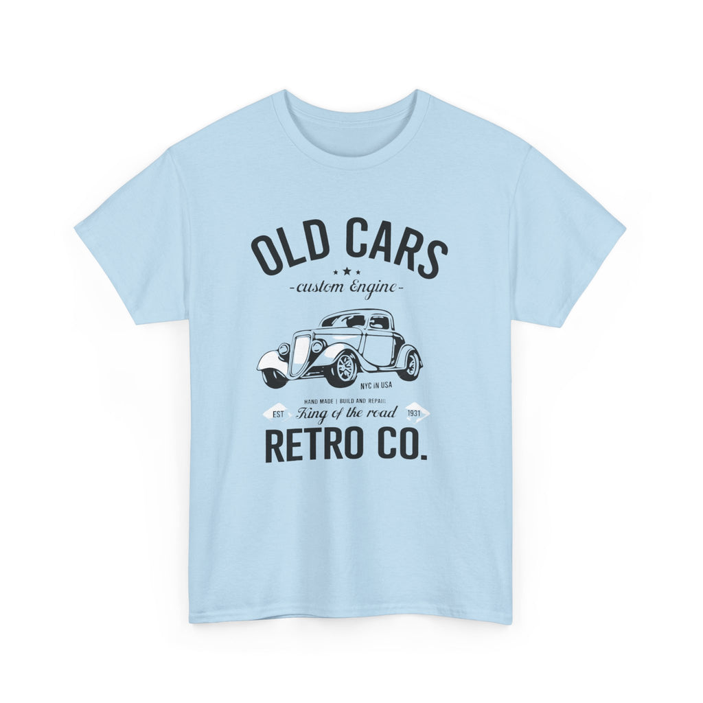 Retro 'Old Cars' T-Shirt – Vintage Classic Car Tee (Retro Co.)