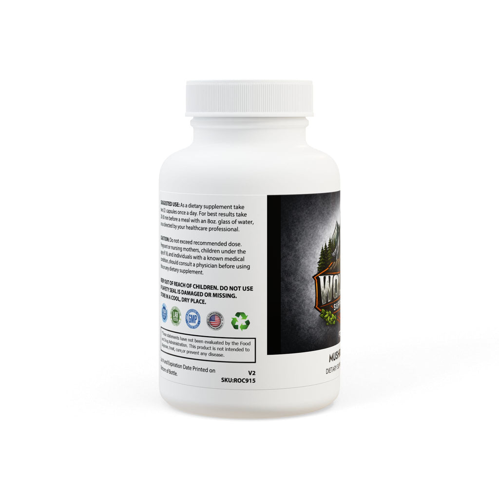 FOCUS 3 -Mushroom Blend Supplement (60 Capsules)