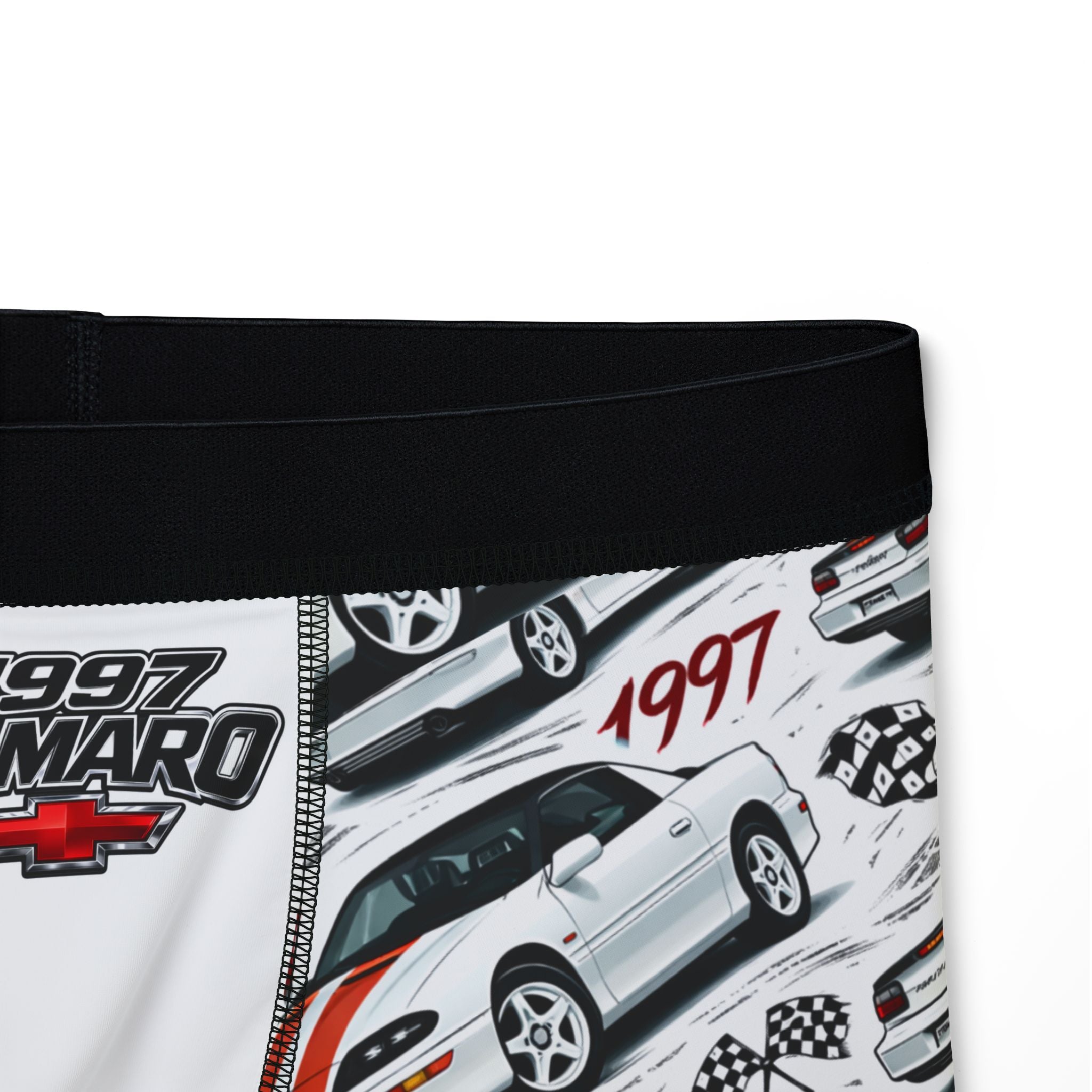 1997 Camaro Boxer Briefs - Retro Muscle Car All-Over Print
