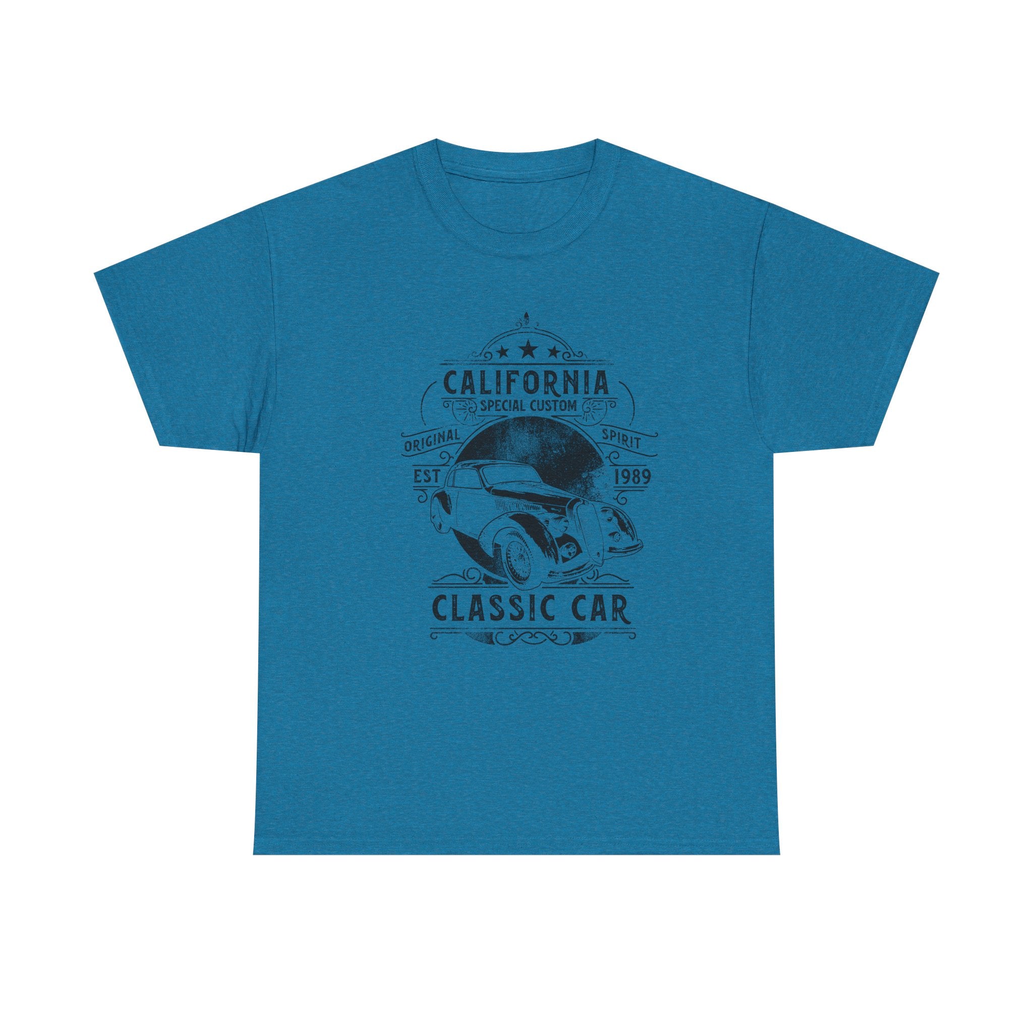 Classic Car T-Shirt — "California Classic Car" Vintage Auto Graphic Tee