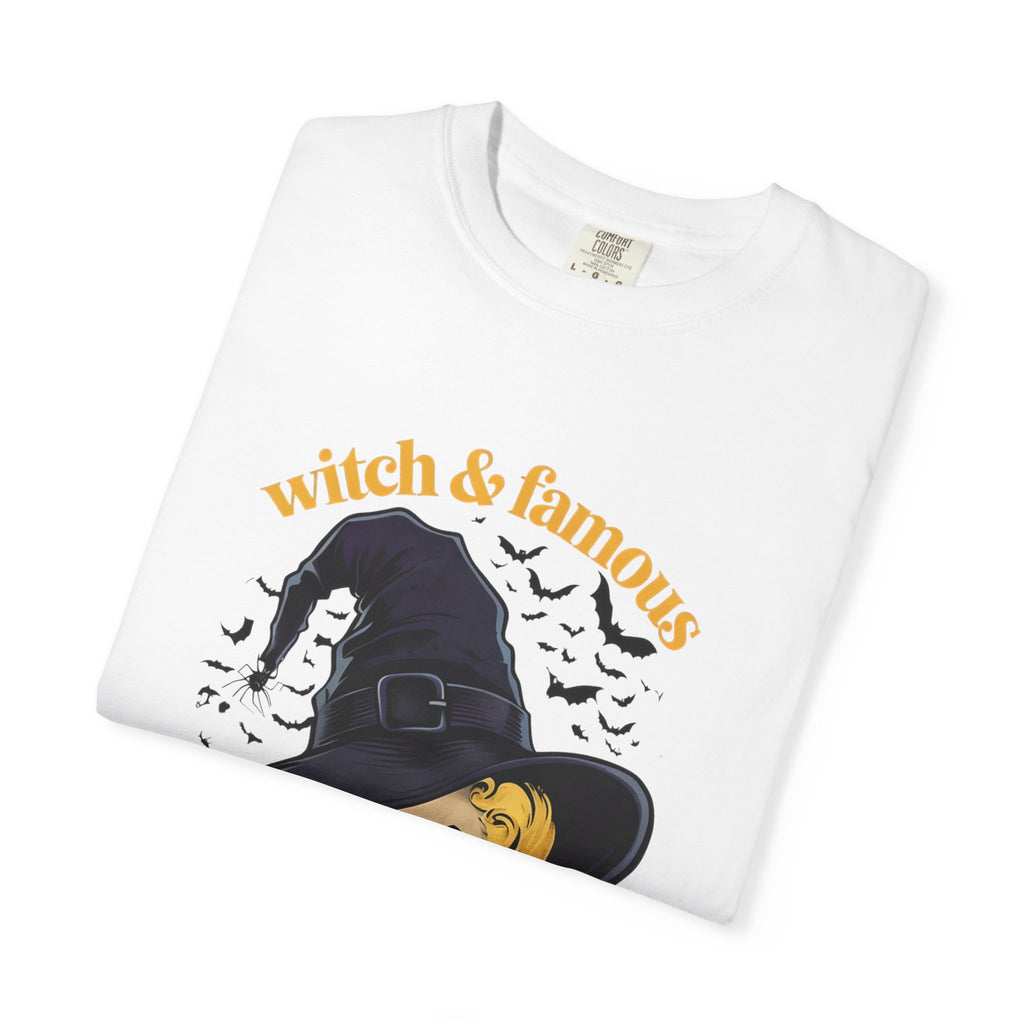 Witch and Famous T-Shirt - Halloween Witchy Style Vintage Tee